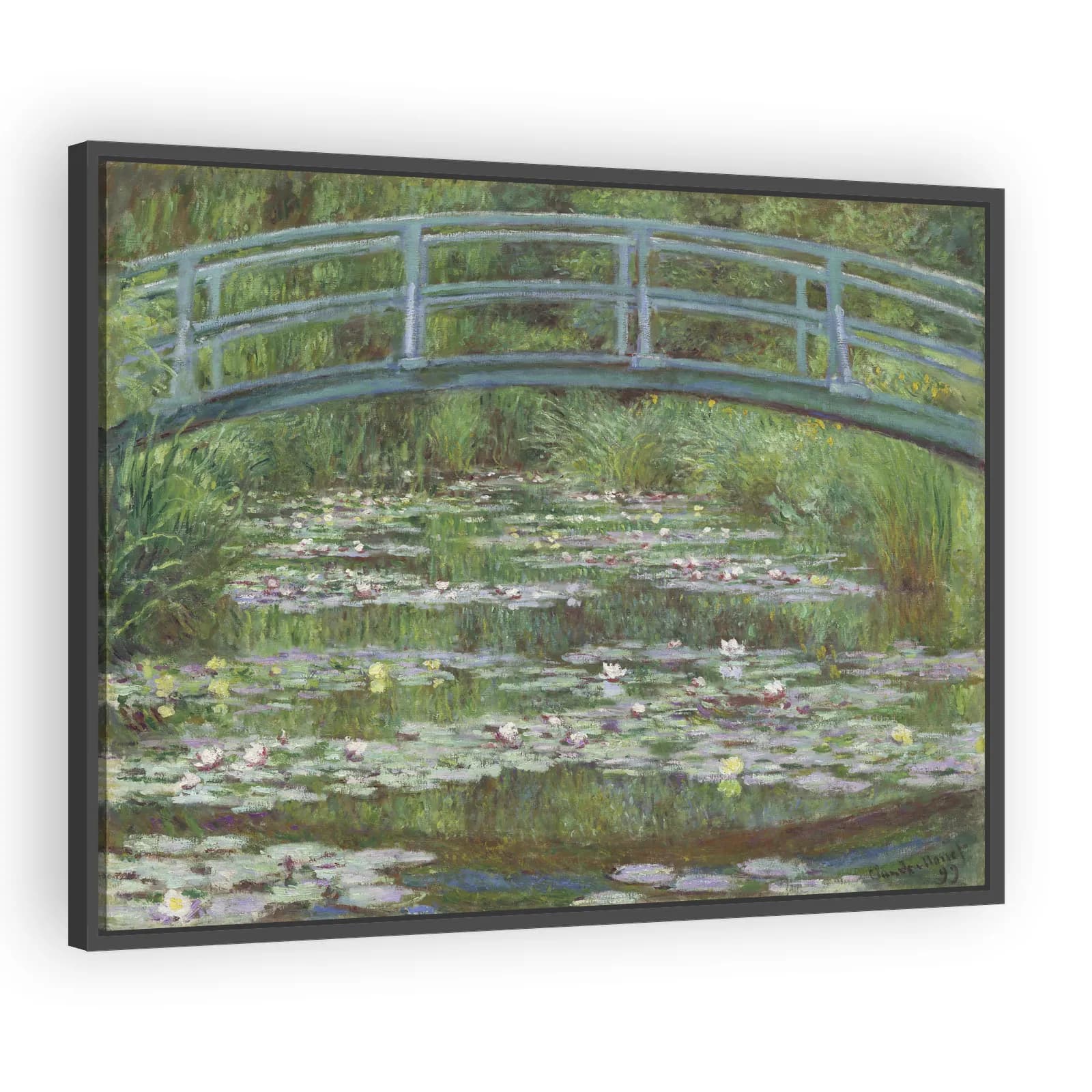 Japanese Footbridge by Claude Monet