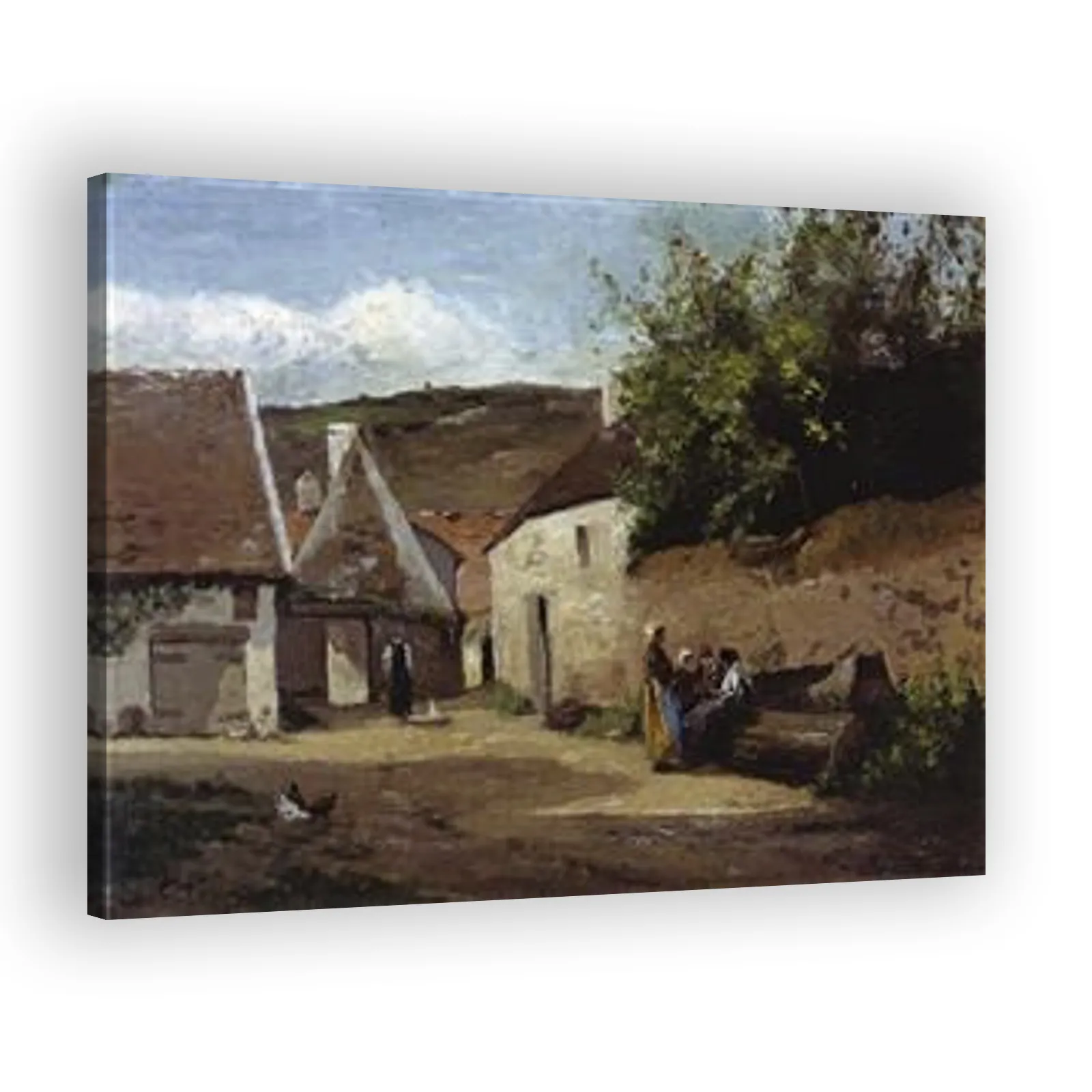Village Corner, 1863 by Camille Pissarro - view 2 thumbnail