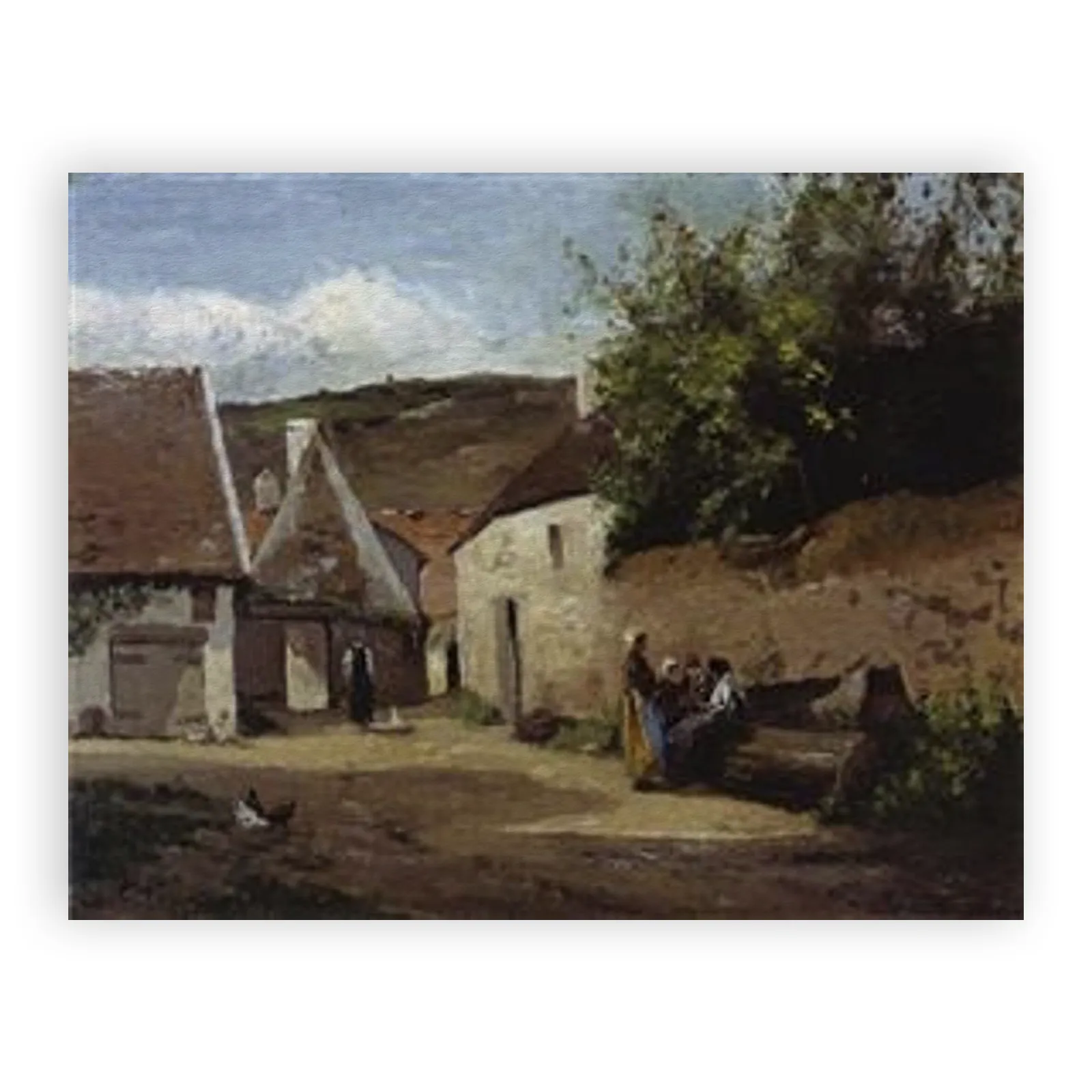Village Corner, 1863 by Camille Pissarro - view 6 thumbnail