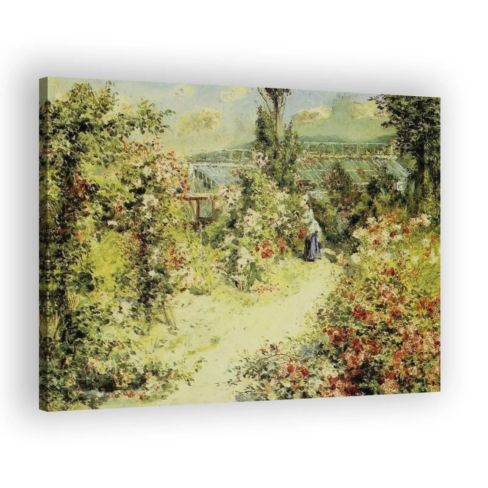 The Greenhouse by Pierre Auguste Renoir - view 2 thumbnail