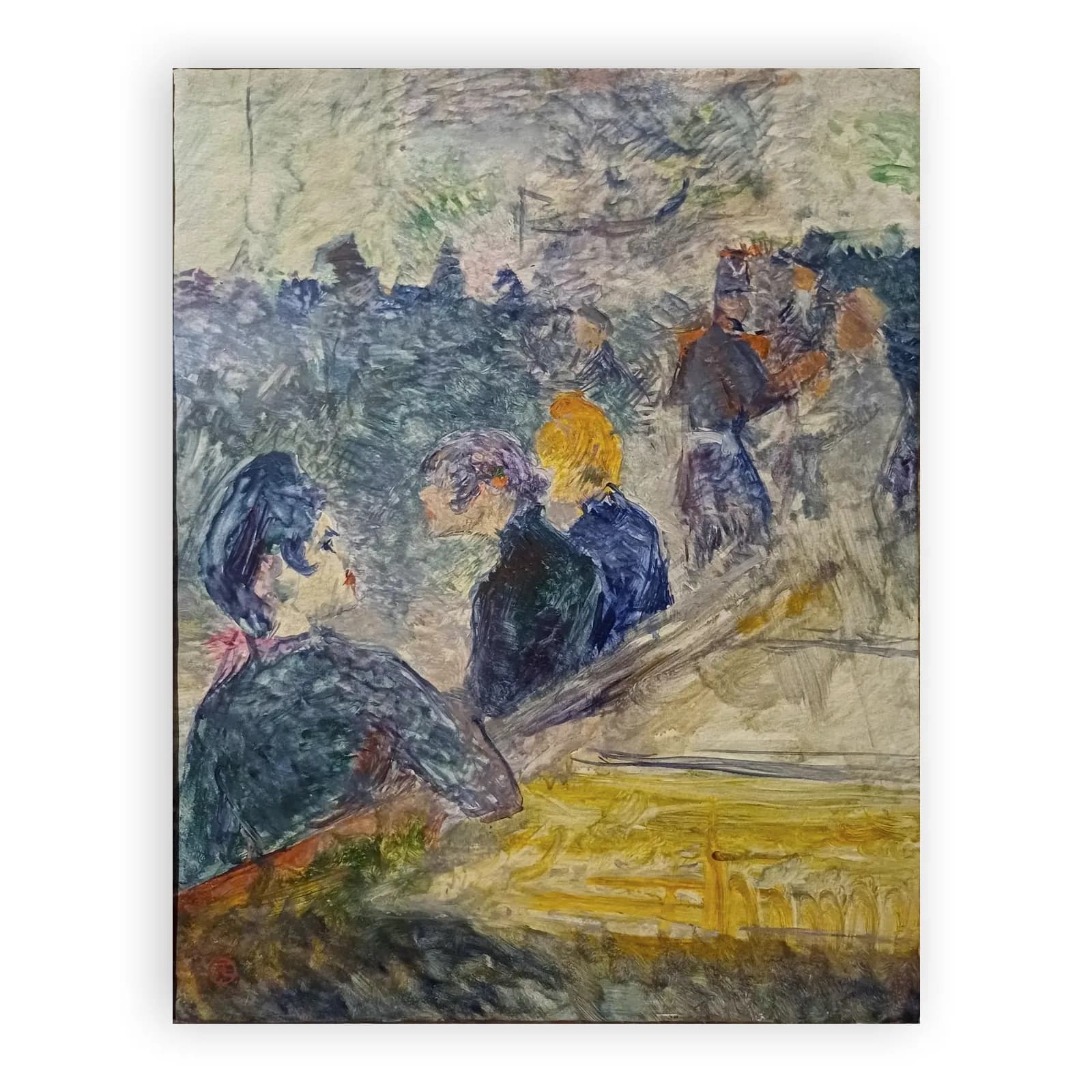 At the Ball in the Moulin de la Galette by Henri De Toulouse Lautrec - view 6 thumbnail