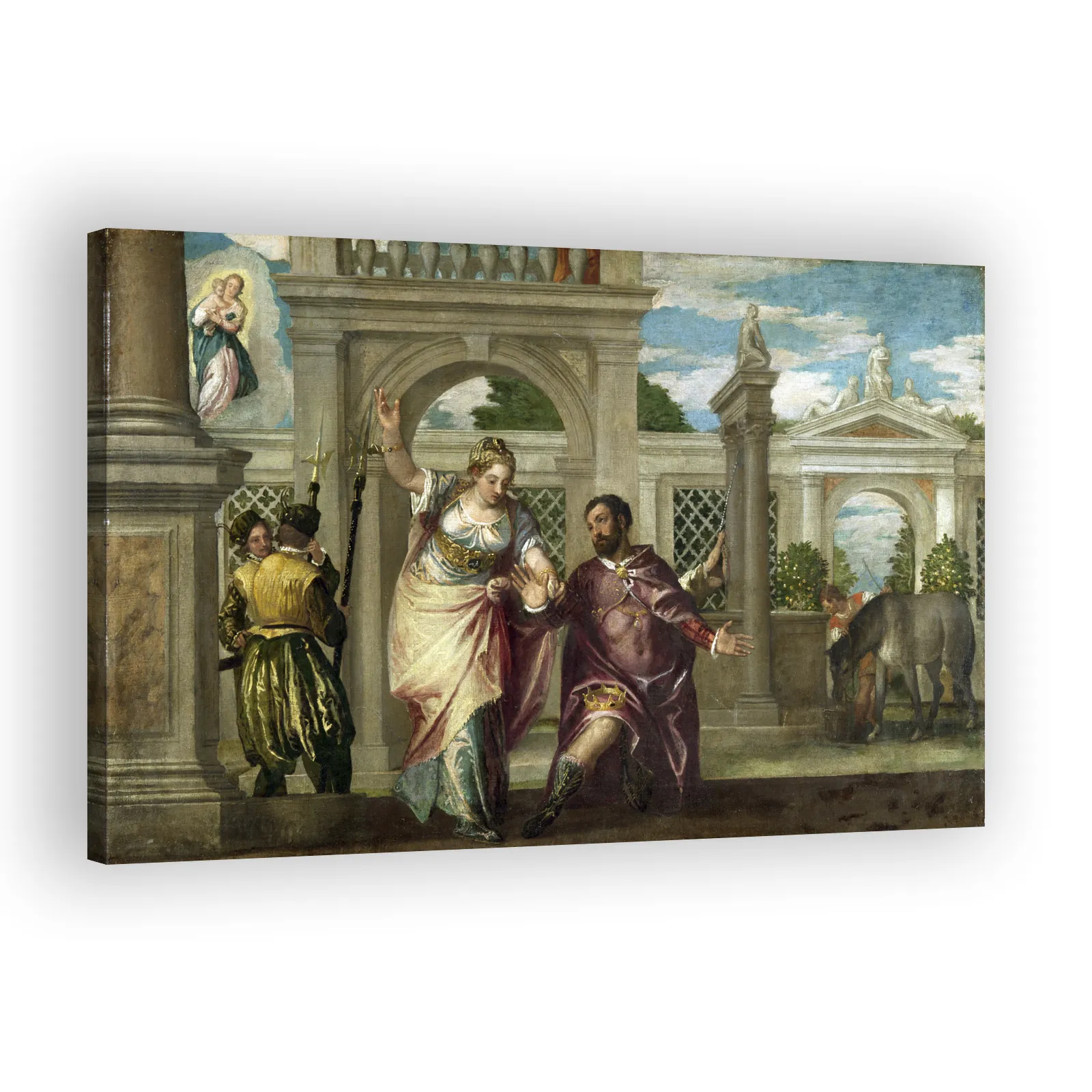 Emperor Augustus and the Sibyl by Paolo Veronese - view 2 thumbnail
