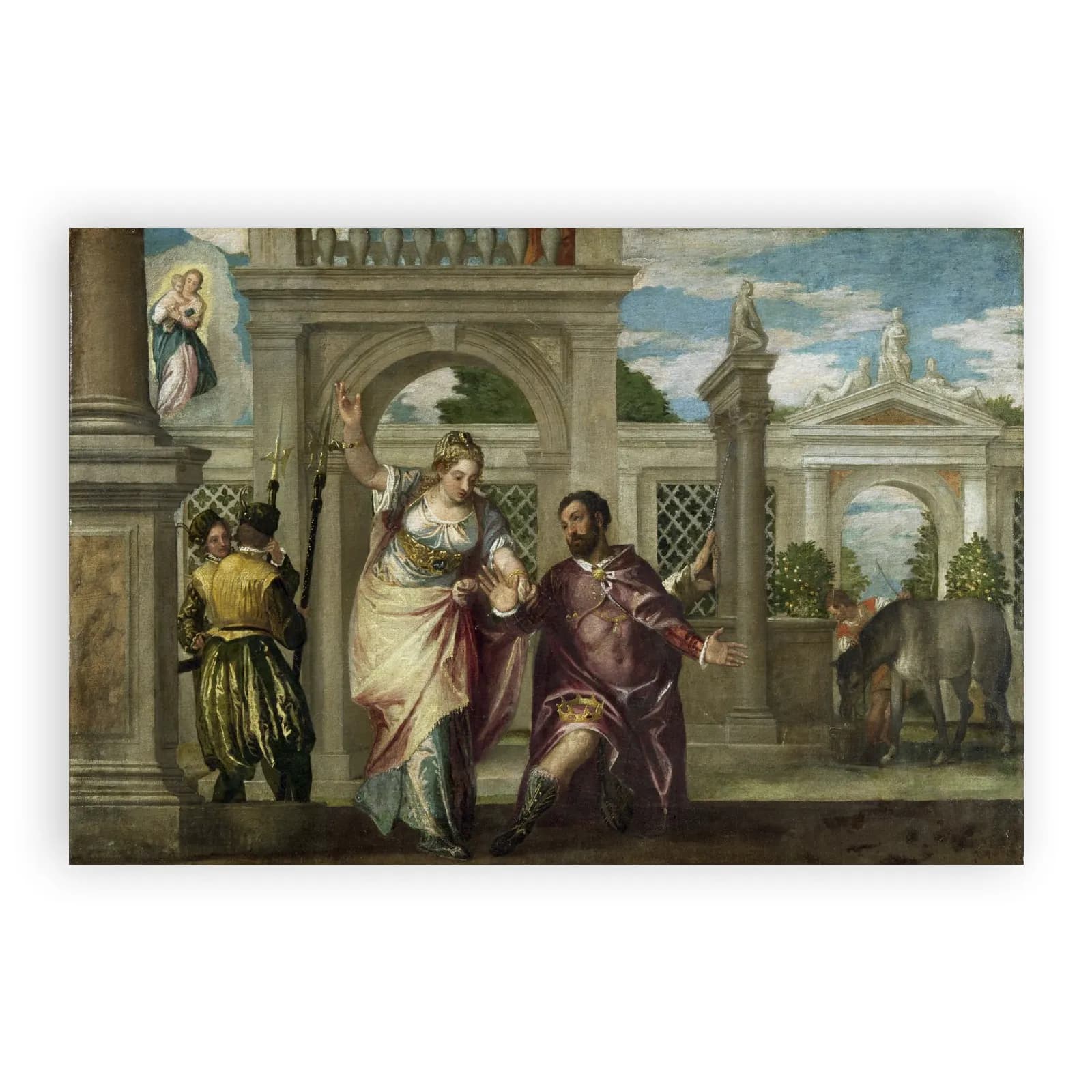 Emperor Augustus and the Sibyl by Paolo Veronese - view 6 thumbnail