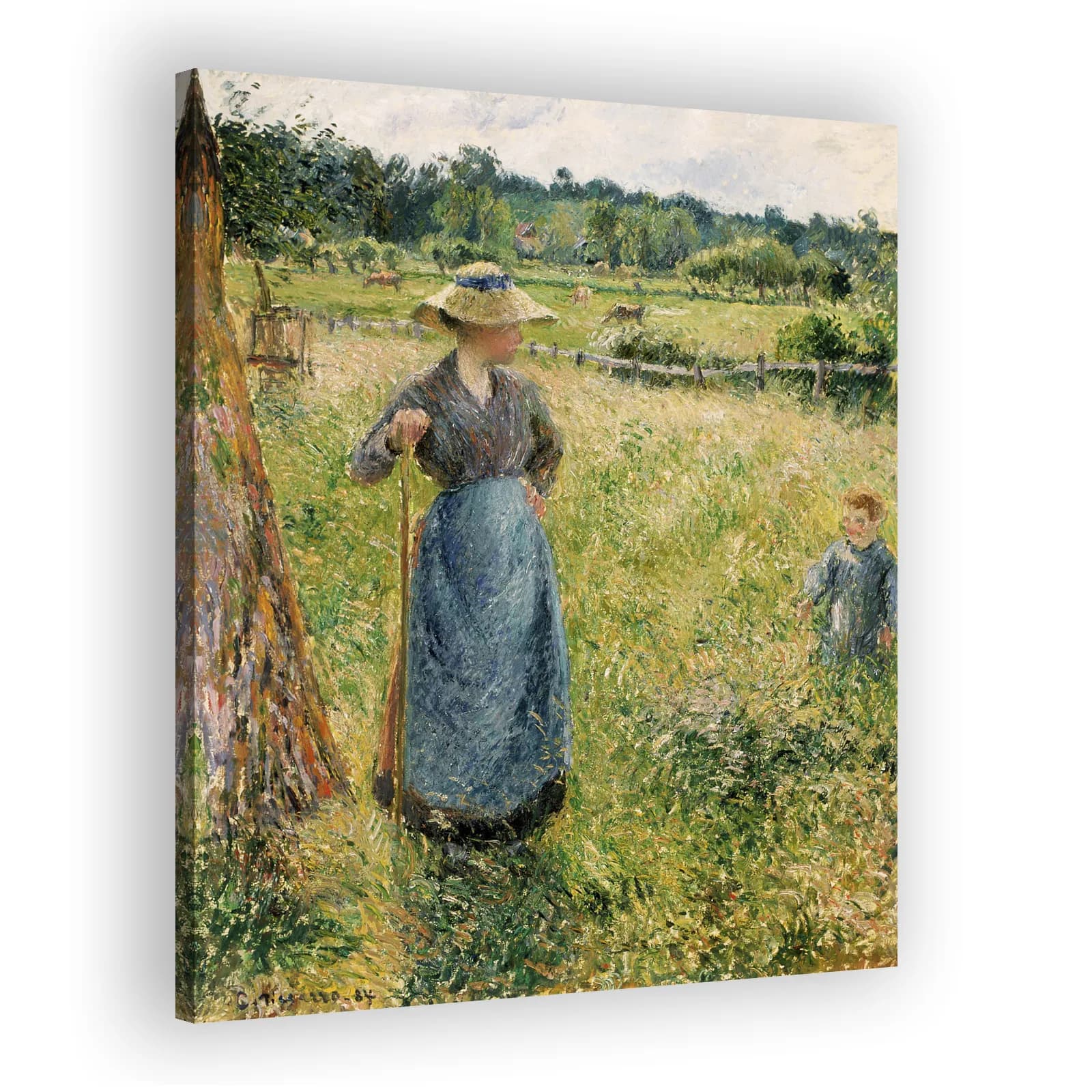 The Haymaker by Camille Pissarro - view 2 thumbnail