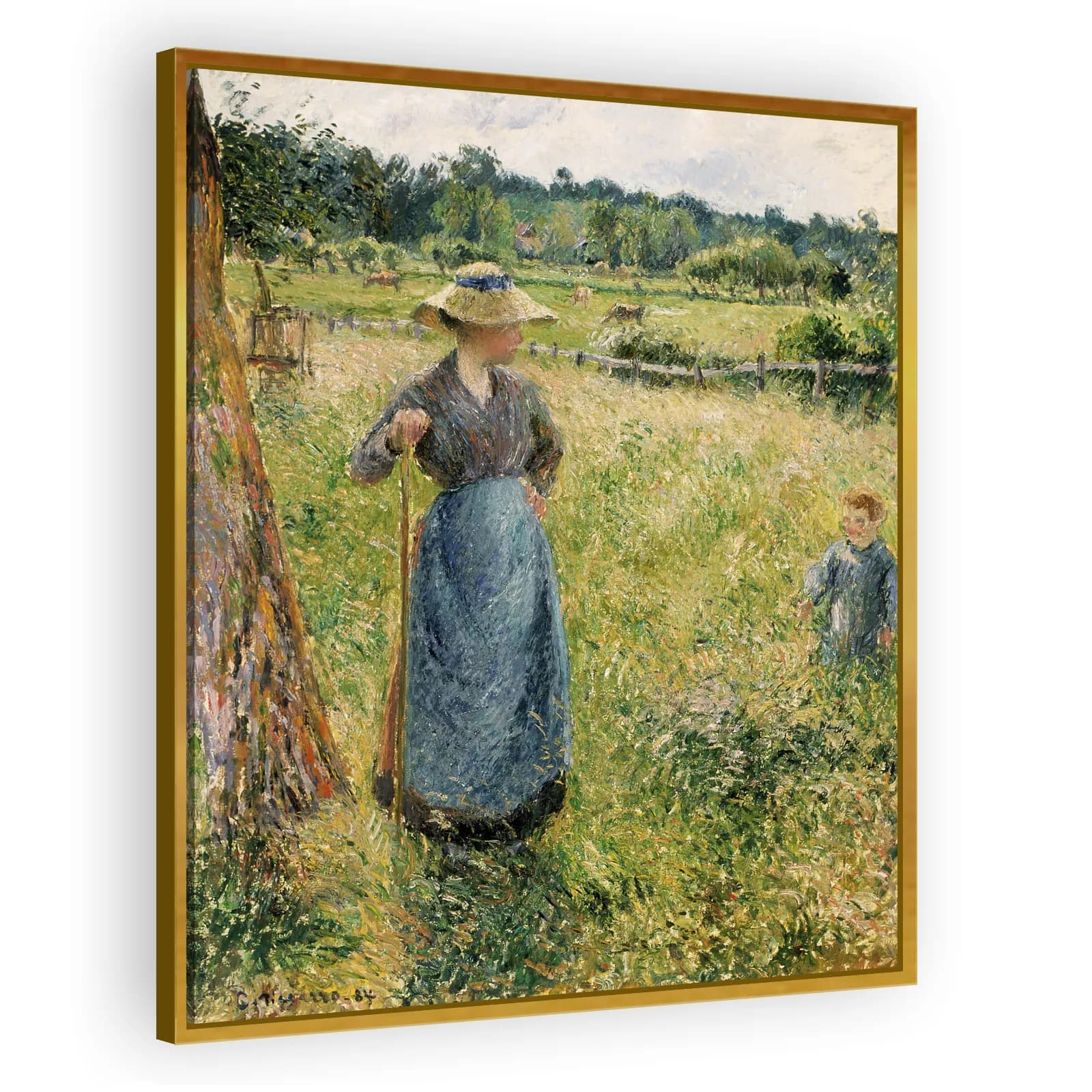The Haymaker by Camille Pissarro - view 3 thumbnail