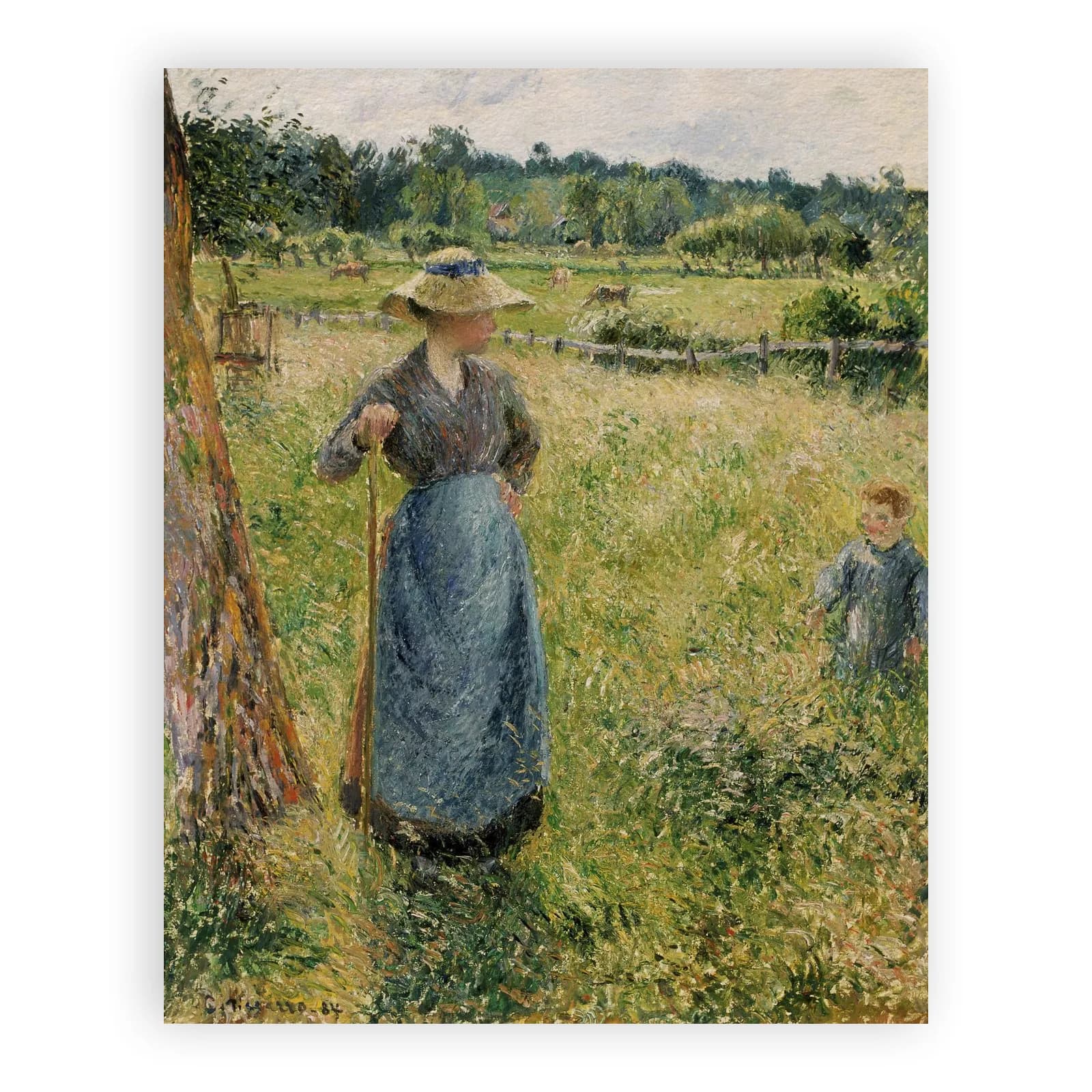 The Haymaker by Camille Pissarro - view 6 thumbnail