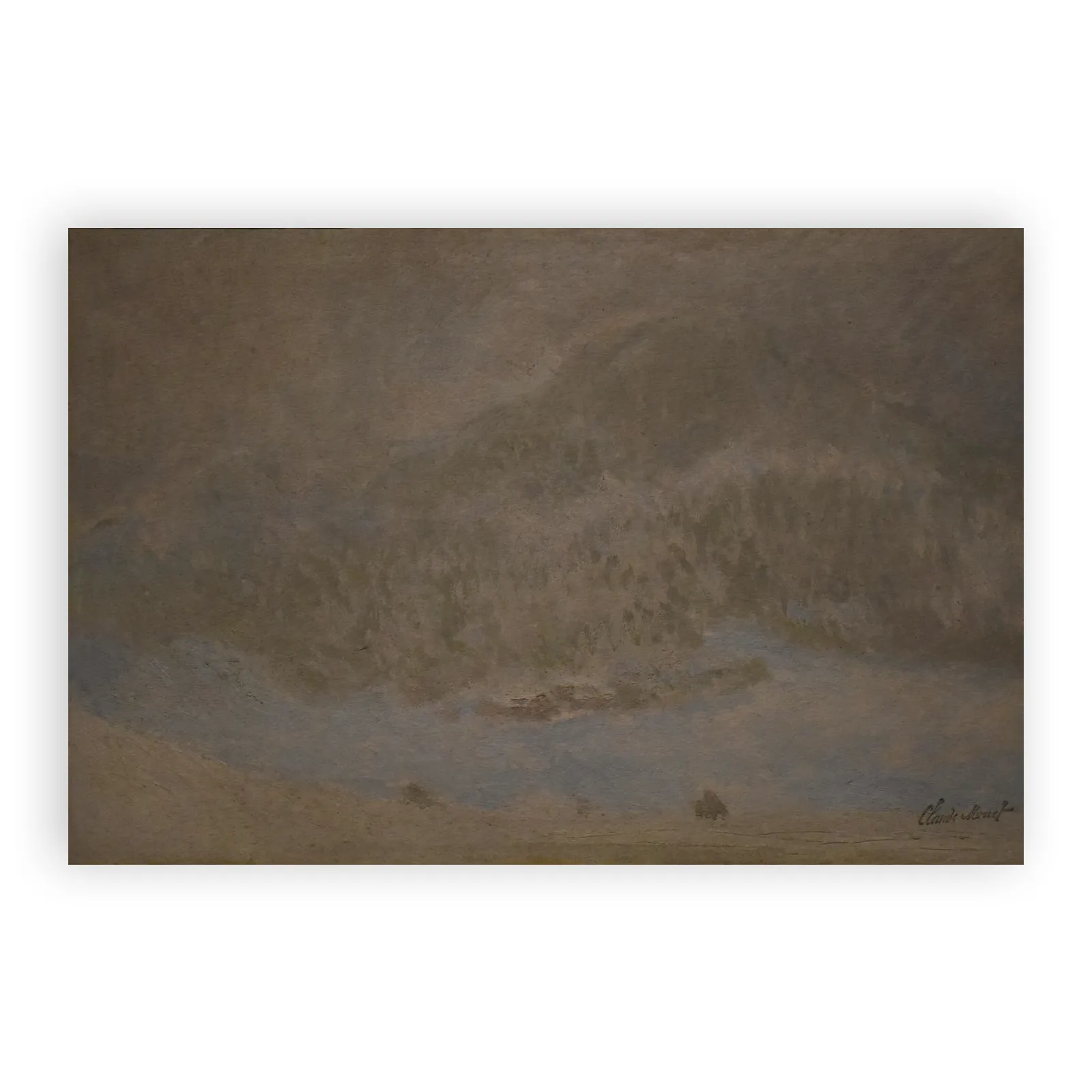 Le Mont Kolsaas, Norvège (Tempête de neige) by Claude Monet - view 6 thumbnail