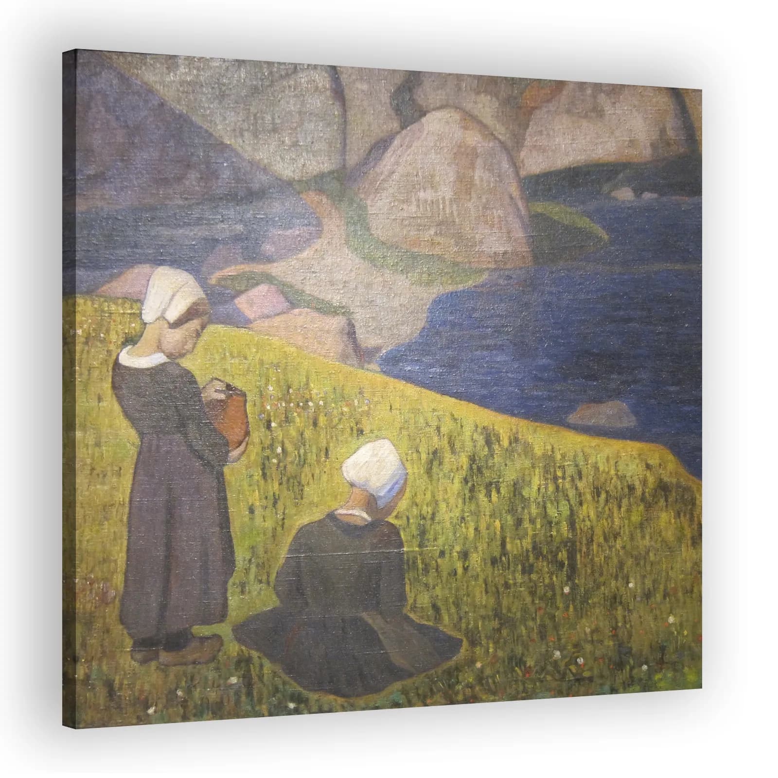 Breton Women in a Seaside Field by Paul Gauguin - view 2 thumbnail