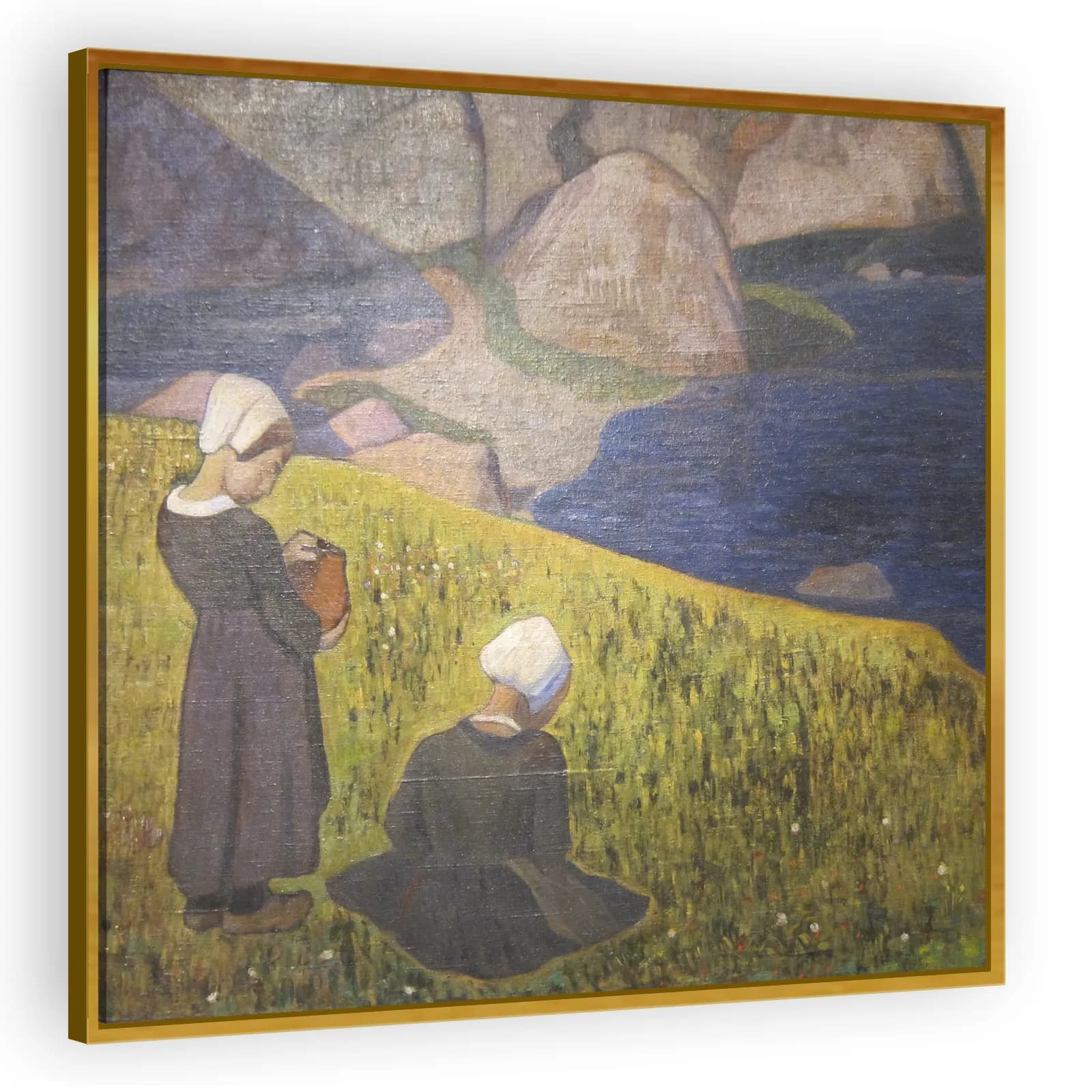 Breton Women in a Seaside Field by Paul Gauguin - view 3 thumbnail