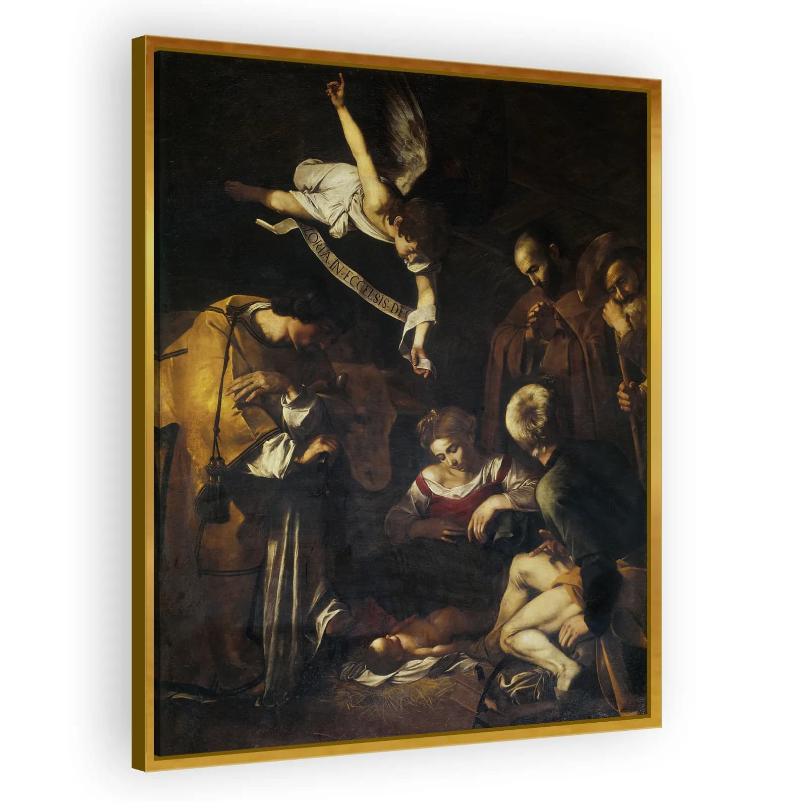 Nativity with Saint Francis and Saint Lawrence by Caravaggio - view 3 thumbnail