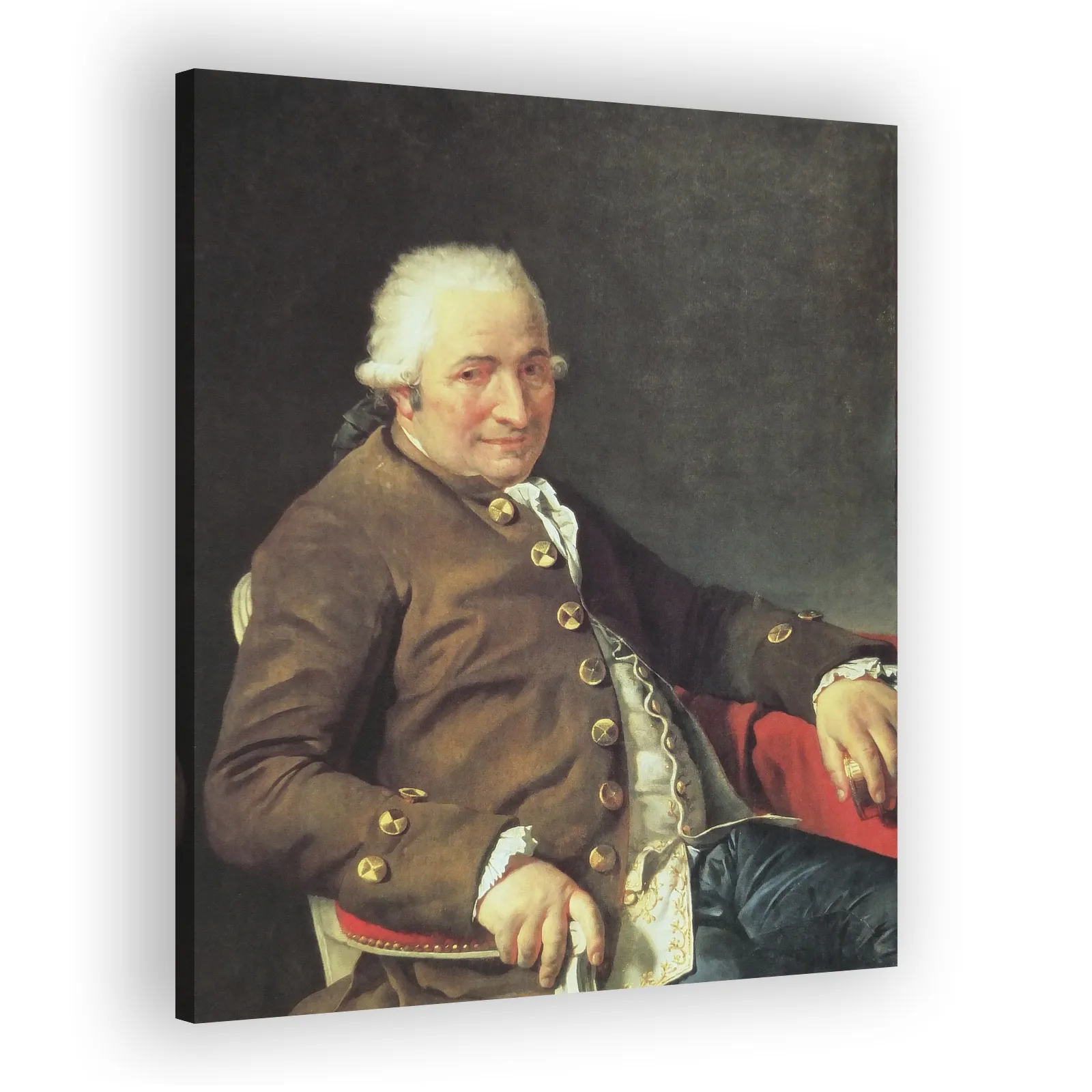 Portrait of Charles-Pierre Pécoul by Jacques Louis David - view 2 thumbnail