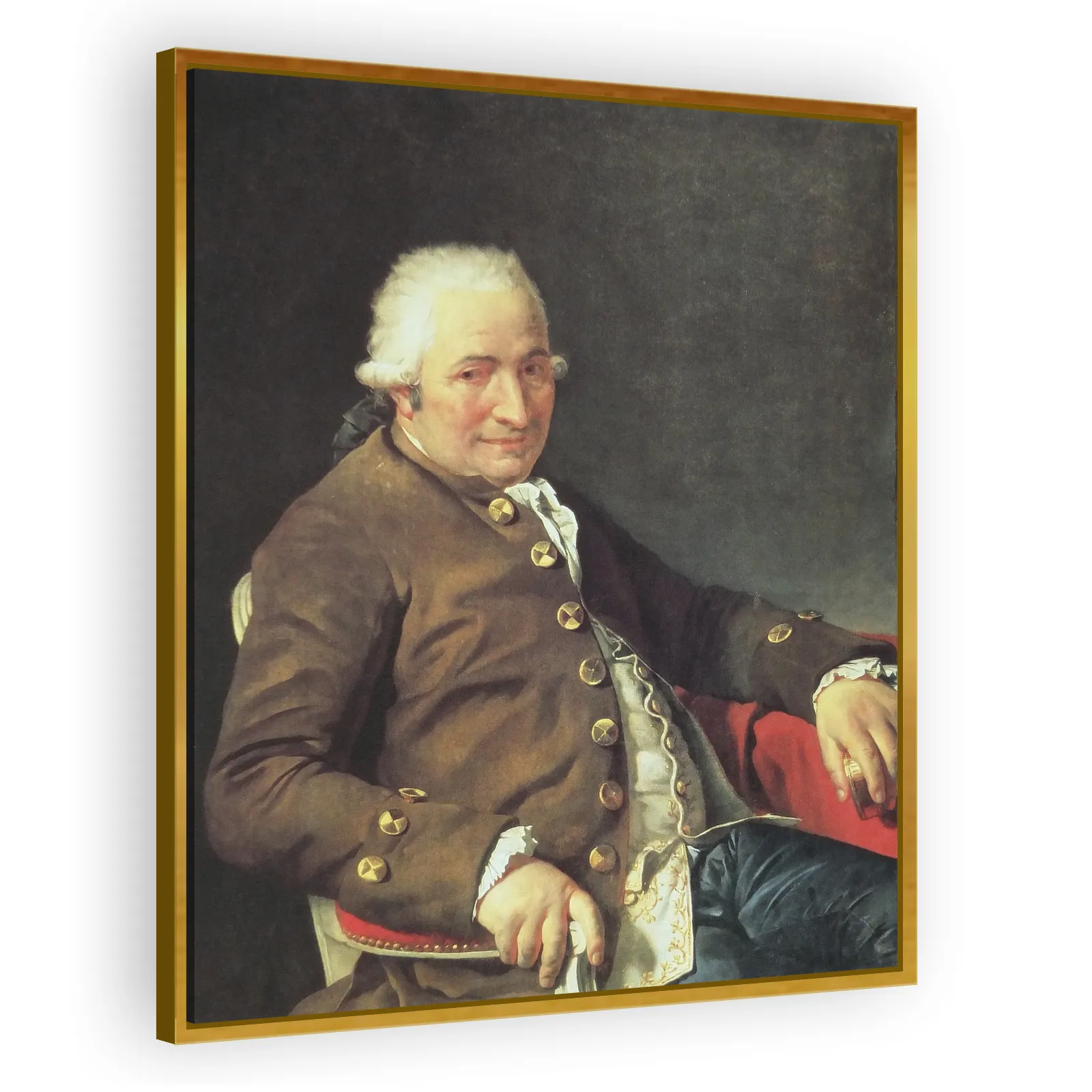Portrait of Charles-Pierre Pécoul by Jacques Louis David - view 3 thumbnail