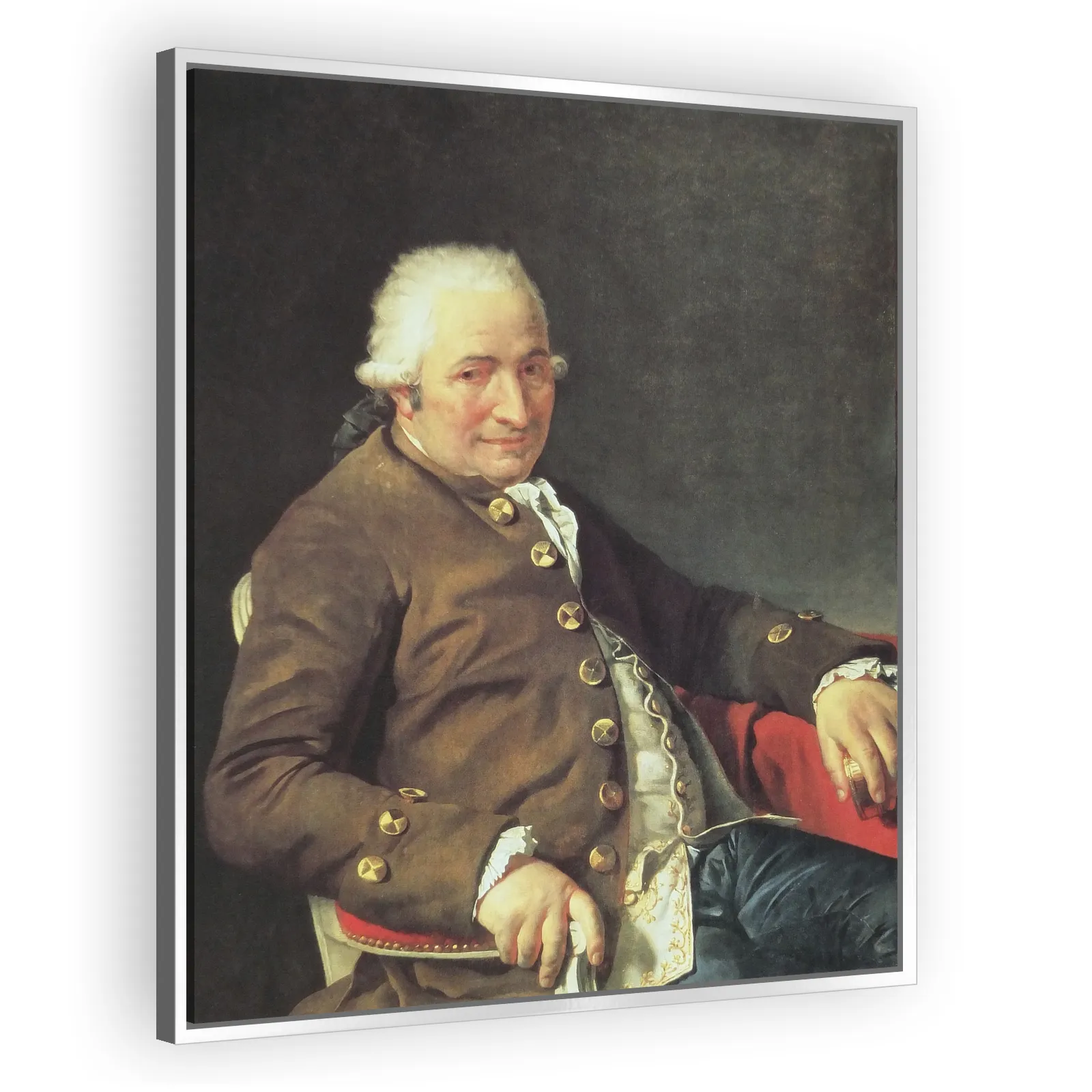 Portrait of Charles-Pierre Pécoul by Jacques Louis David - view 4 thumbnail
