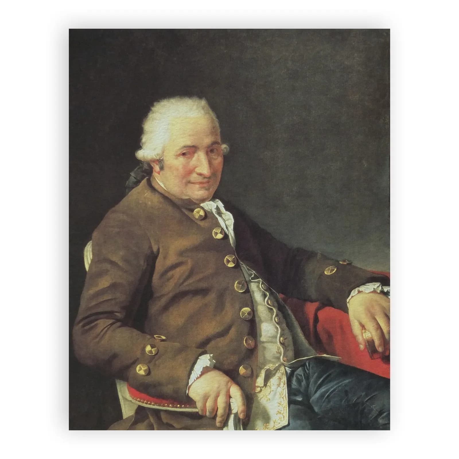 Portrait of Charles-Pierre Pécoul by Jacques Louis David - view 6 thumbnail