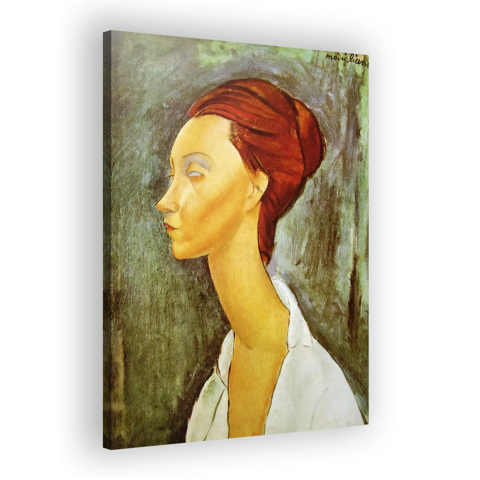 Portrait of Lunia Czechowska (1919) by Amedeo Modigliani - view 2 thumbnail