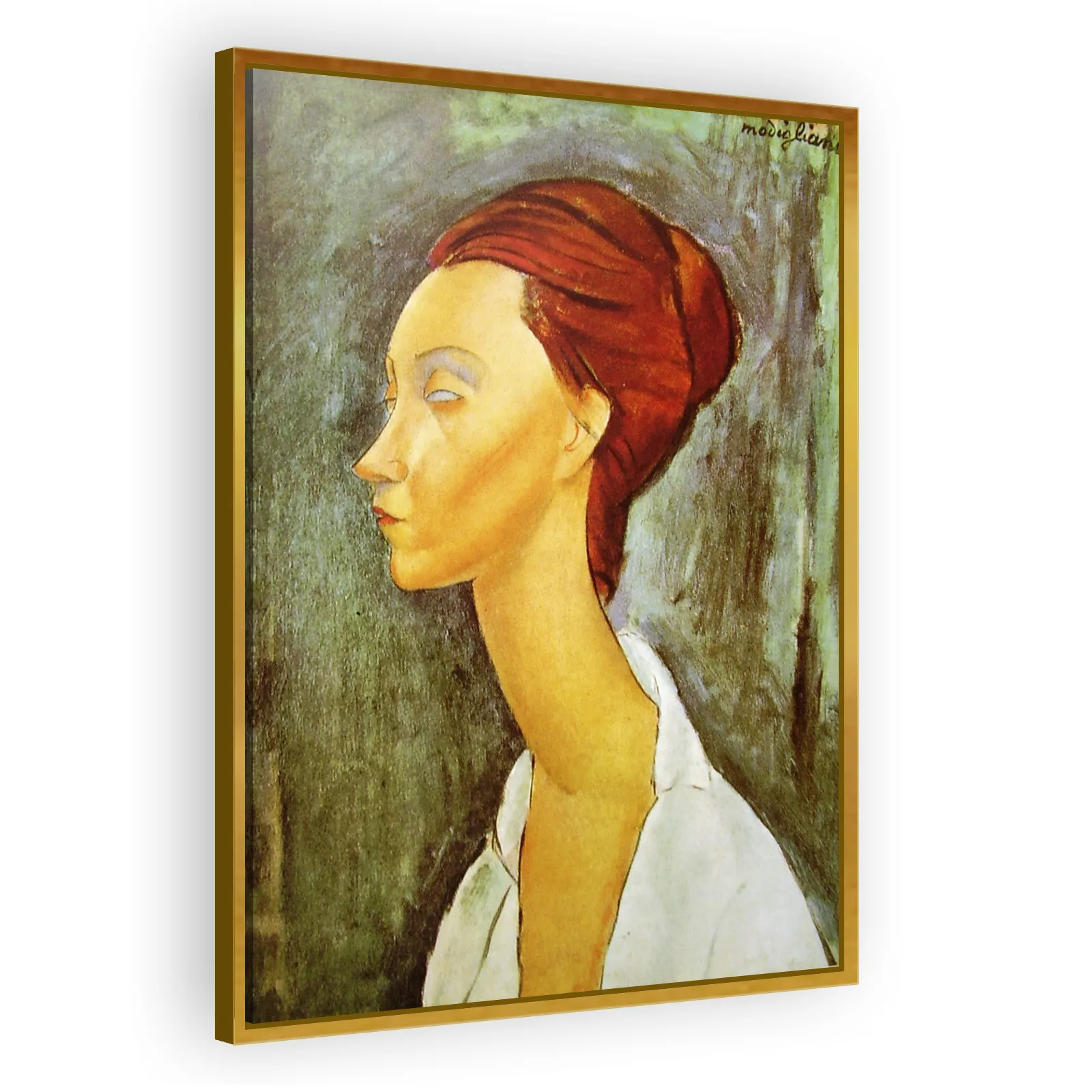 Portrait of Lunia Czechowska (1919) by Amedeo Modigliani - view 3 thumbnail