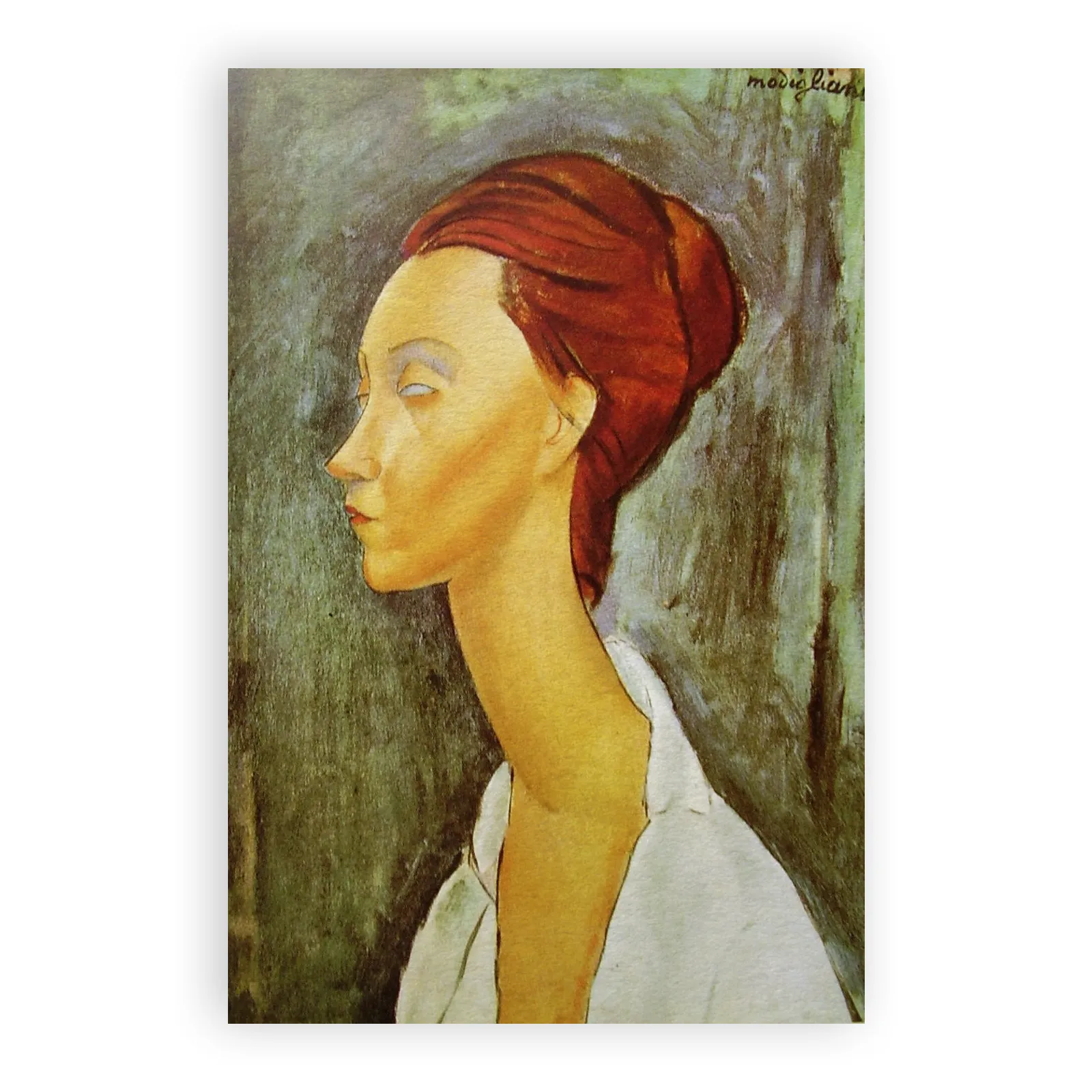 Portrait of Lunia Czechowska (1919) by Amedeo Modigliani - view 6 thumbnail