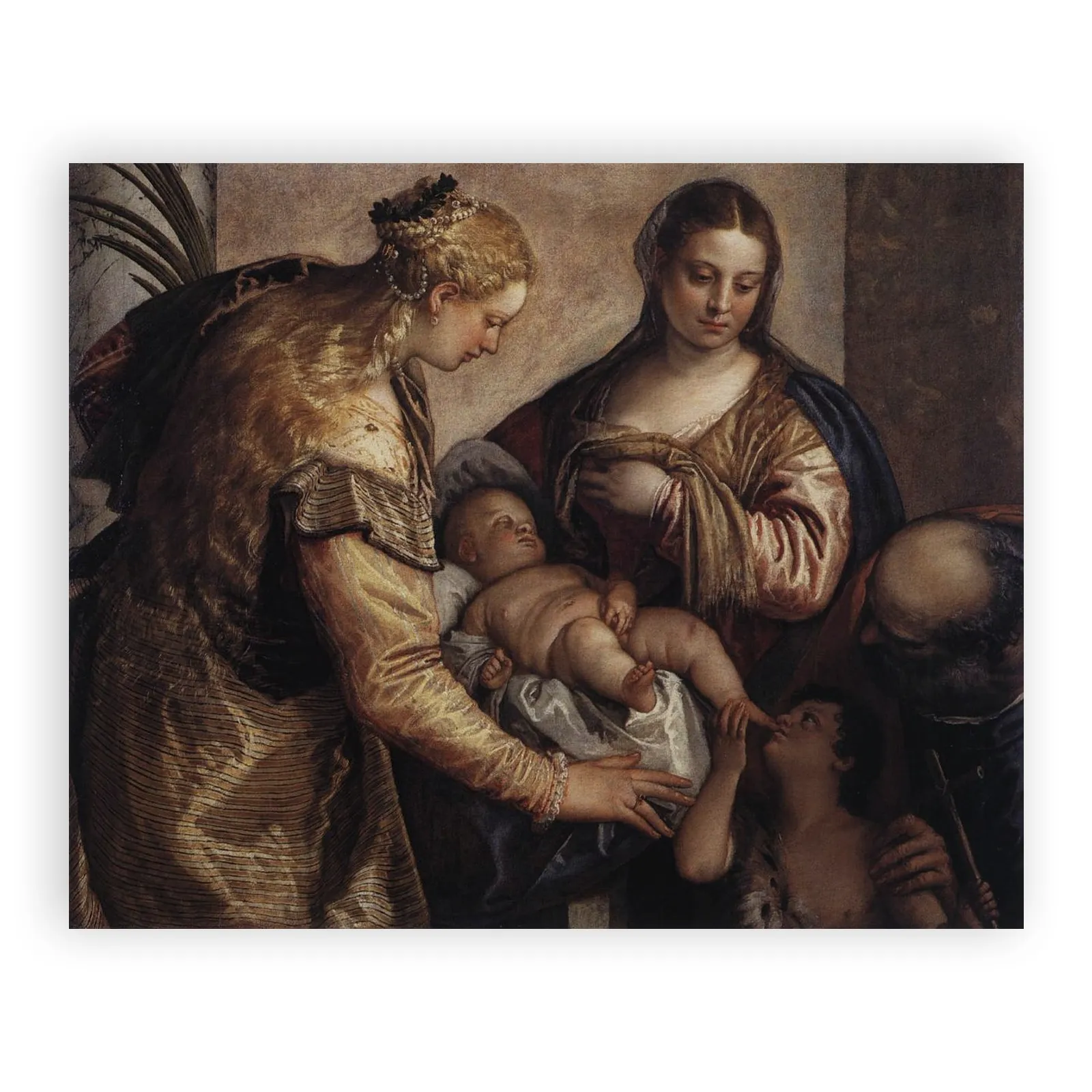 The Holy Family with St Catherine and the Infant St John by Paolo Veronese - view 6 thumbnail