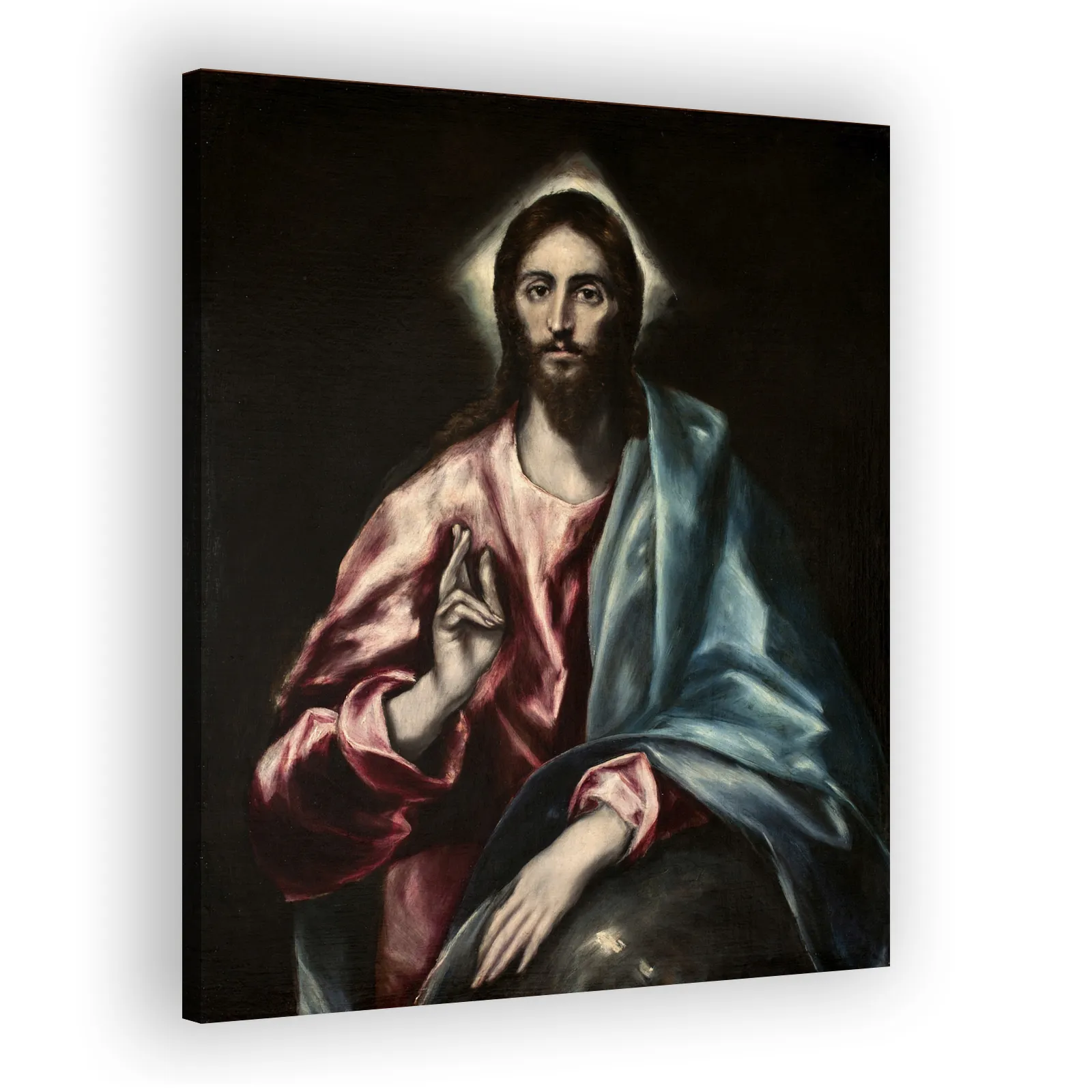 Christ as Savior by El Greco - view 2 thumbnail