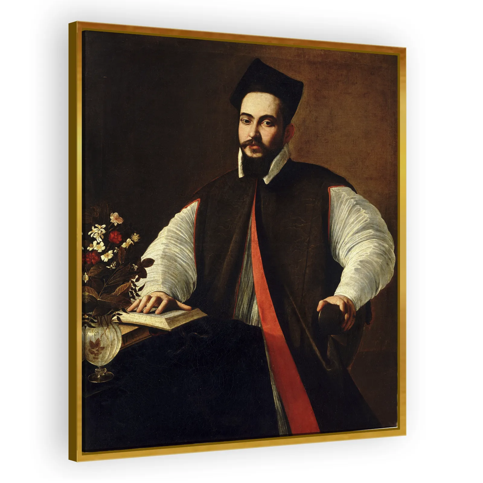 Portrait of Maffeo Barberini (Pope Urban VIII) by Caravaggio - view 3 thumbnail