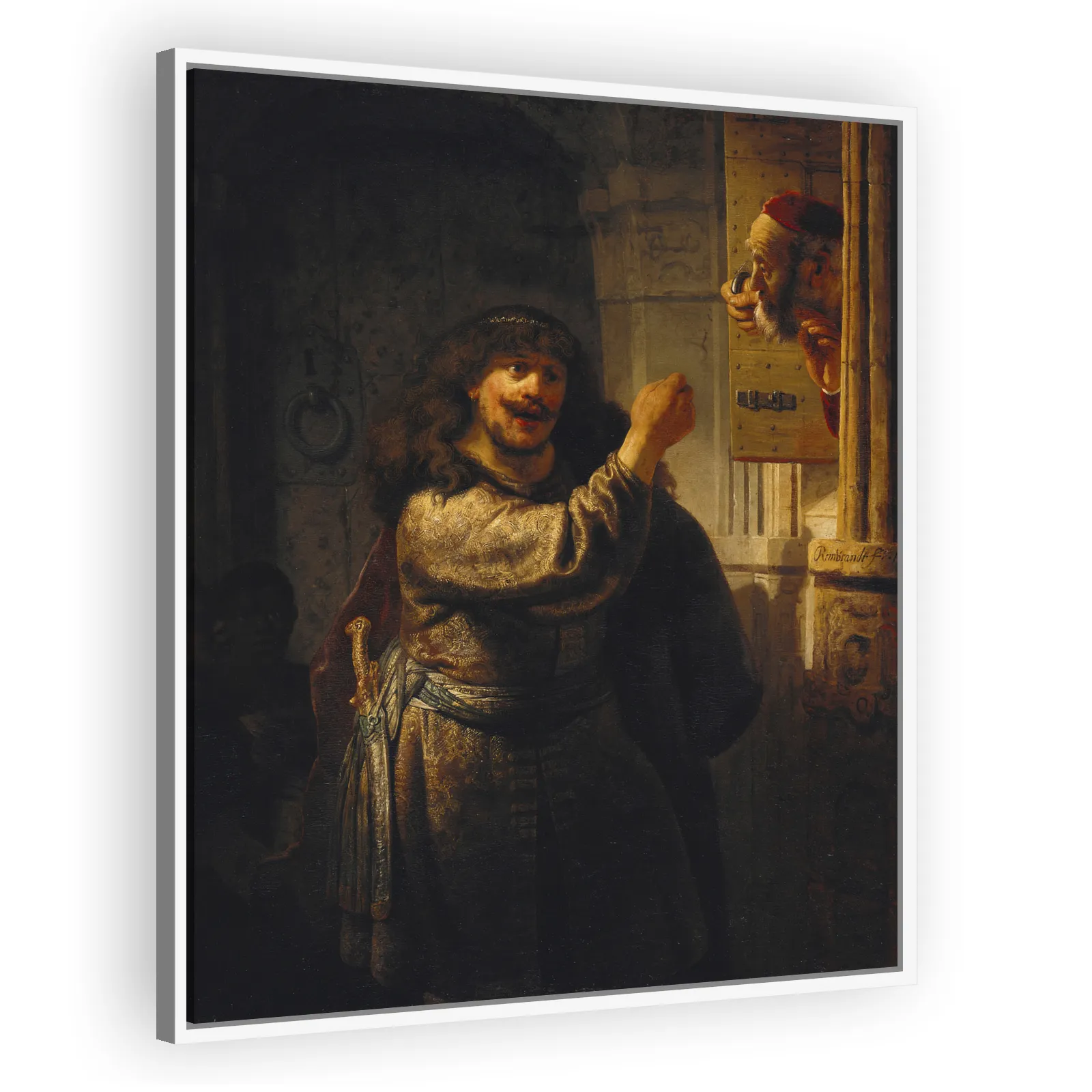 Samson Threatens His Father-in-Law by Rembrandt Van Rijn - view 5 thumbnail
