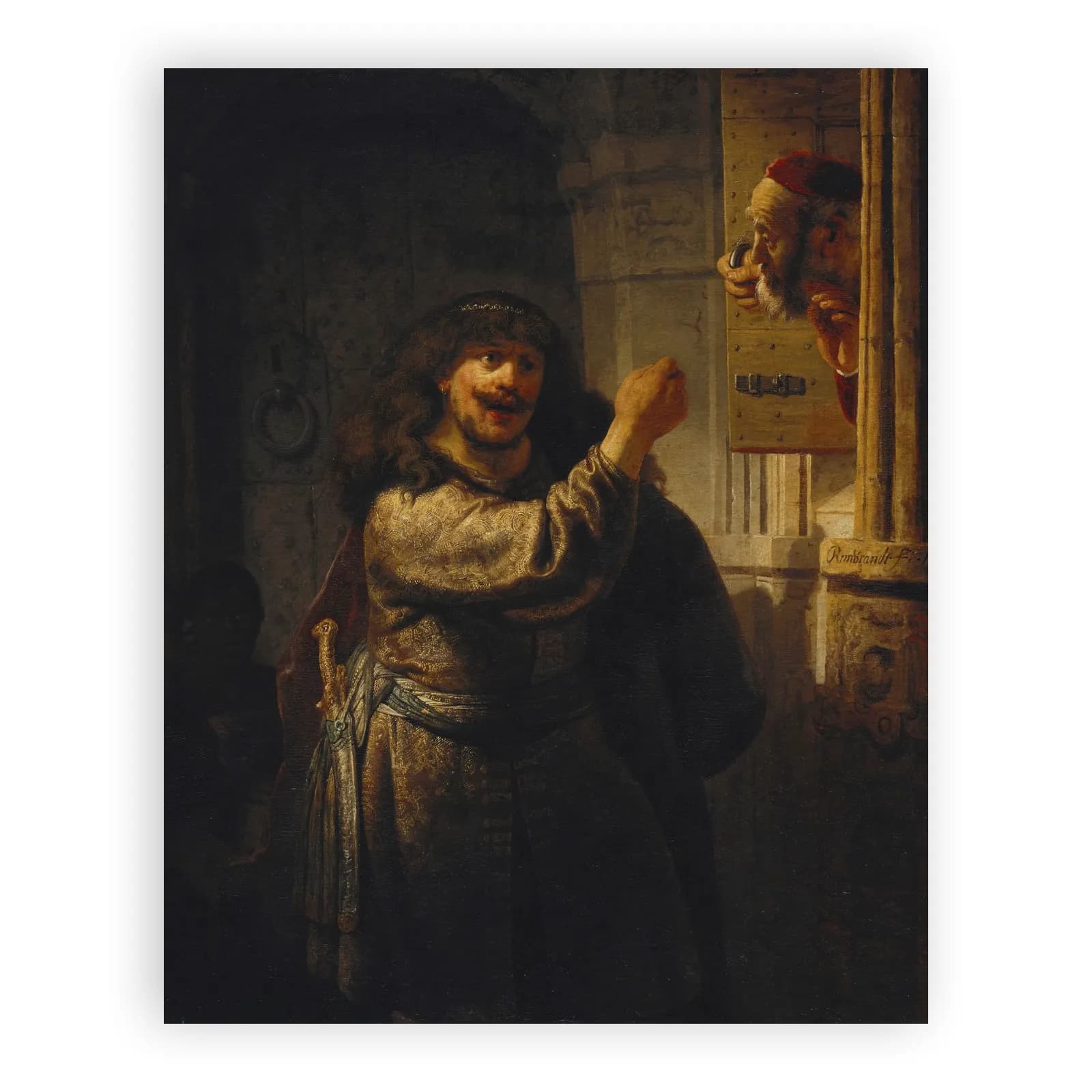 Samson Threatens His Father-in-Law by Rembrandt Van Rijn - view 6 thumbnail