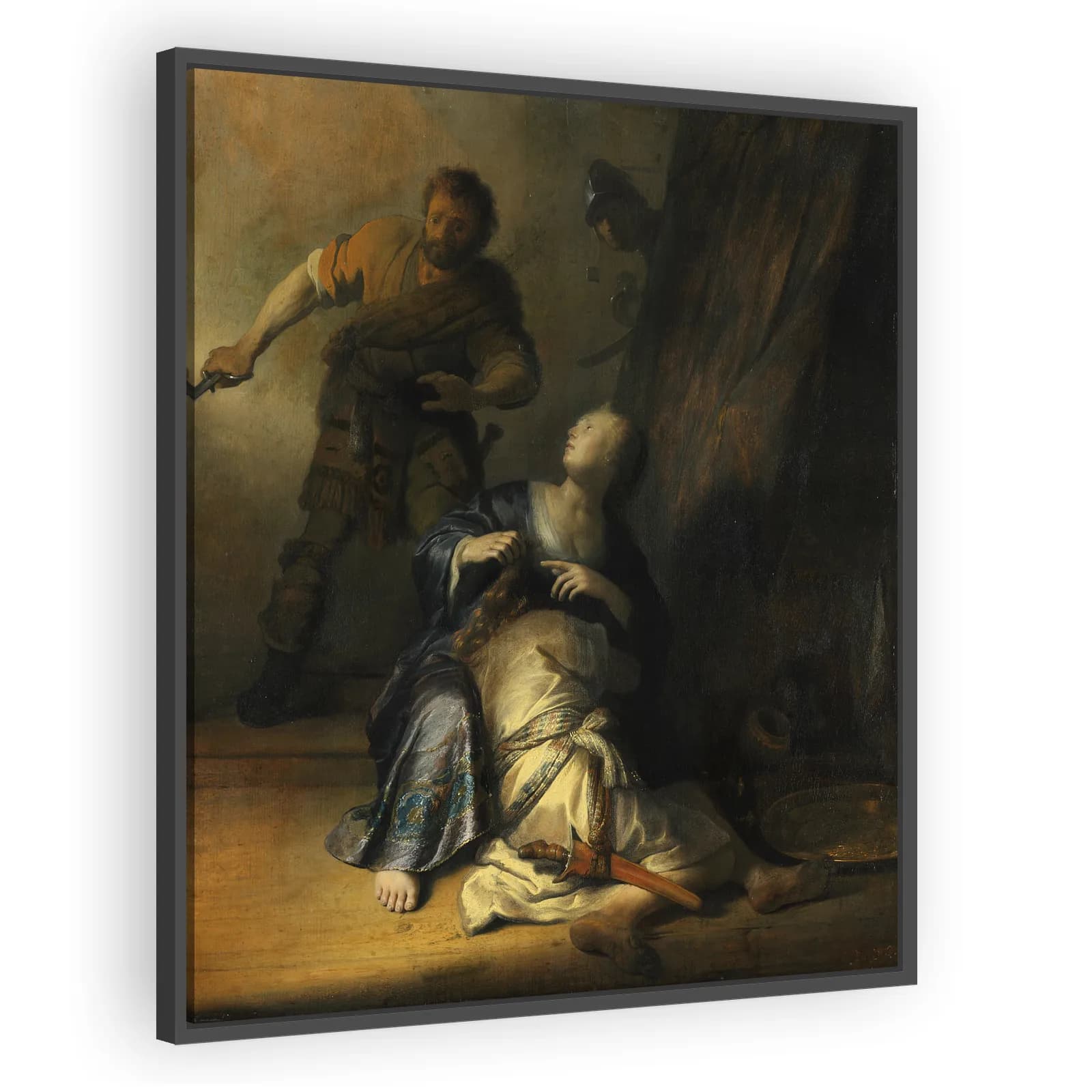 Samson Betrayed by Delilah by Rembrandt Van Rijn