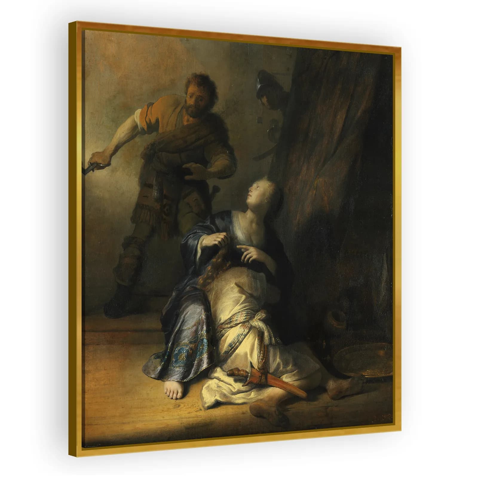 Samson Betrayed by Delilah by Rembrandt Van Rijn - view 3 thumbnail