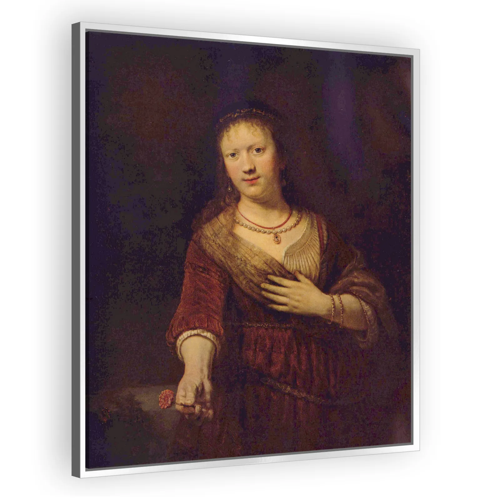 Saskia as Flora by Rembrandt Van Rijn - view 4 thumbnail