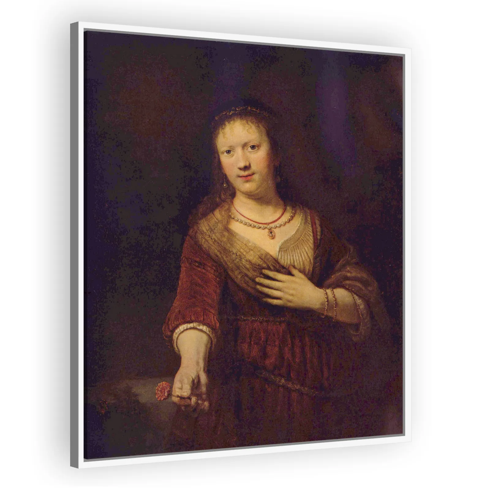 Saskia as Flora by Rembrandt Van Rijn - view 5 thumbnail