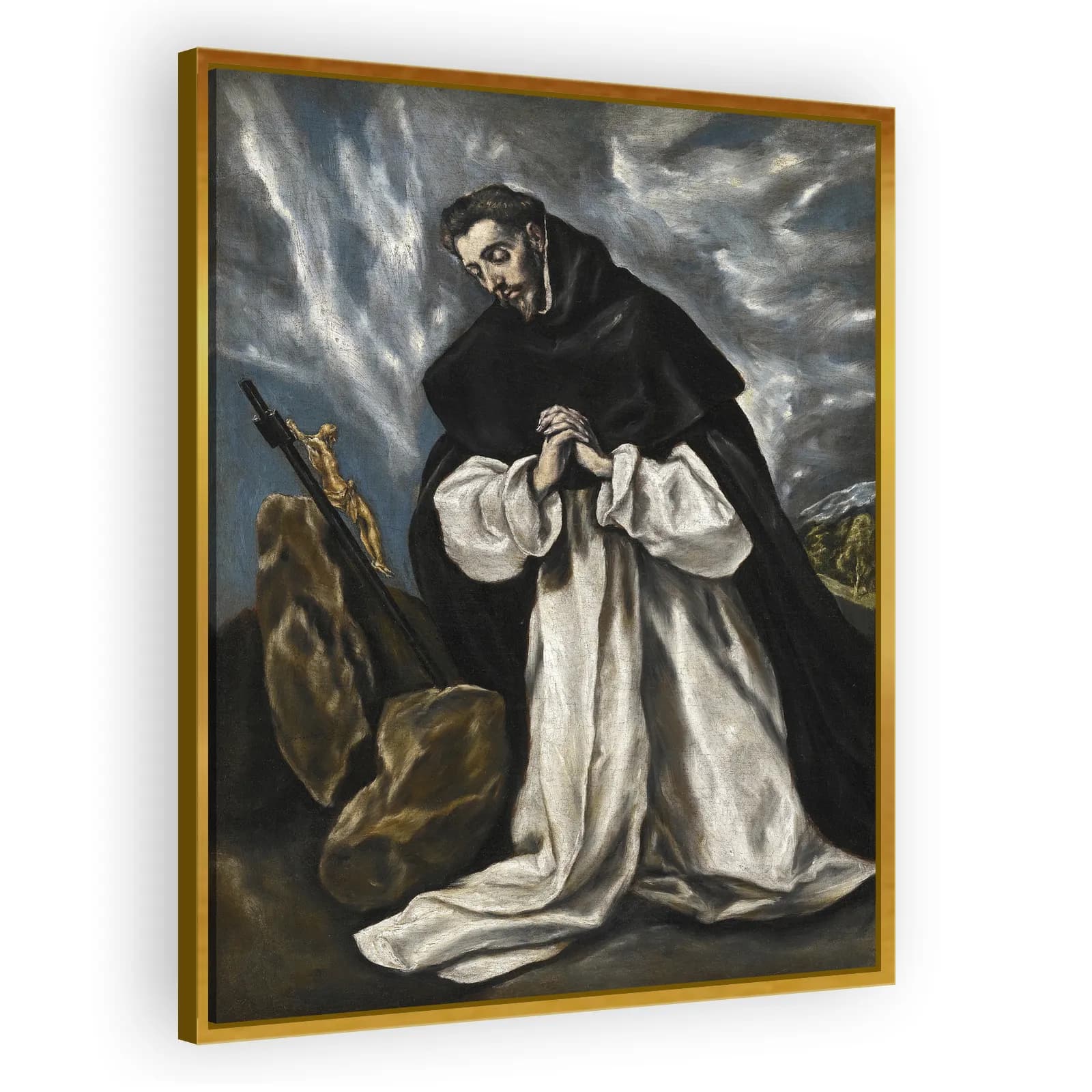 St Dominic in Prayer by El Greco - view 3 thumbnail