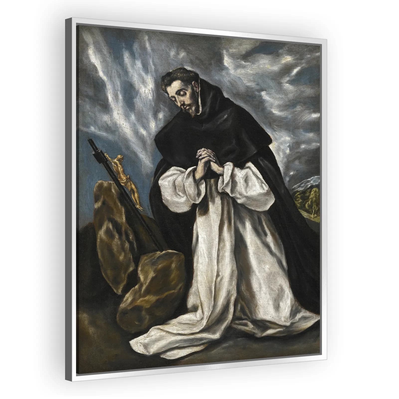 St Dominic in Prayer by El Greco - view 4 thumbnail