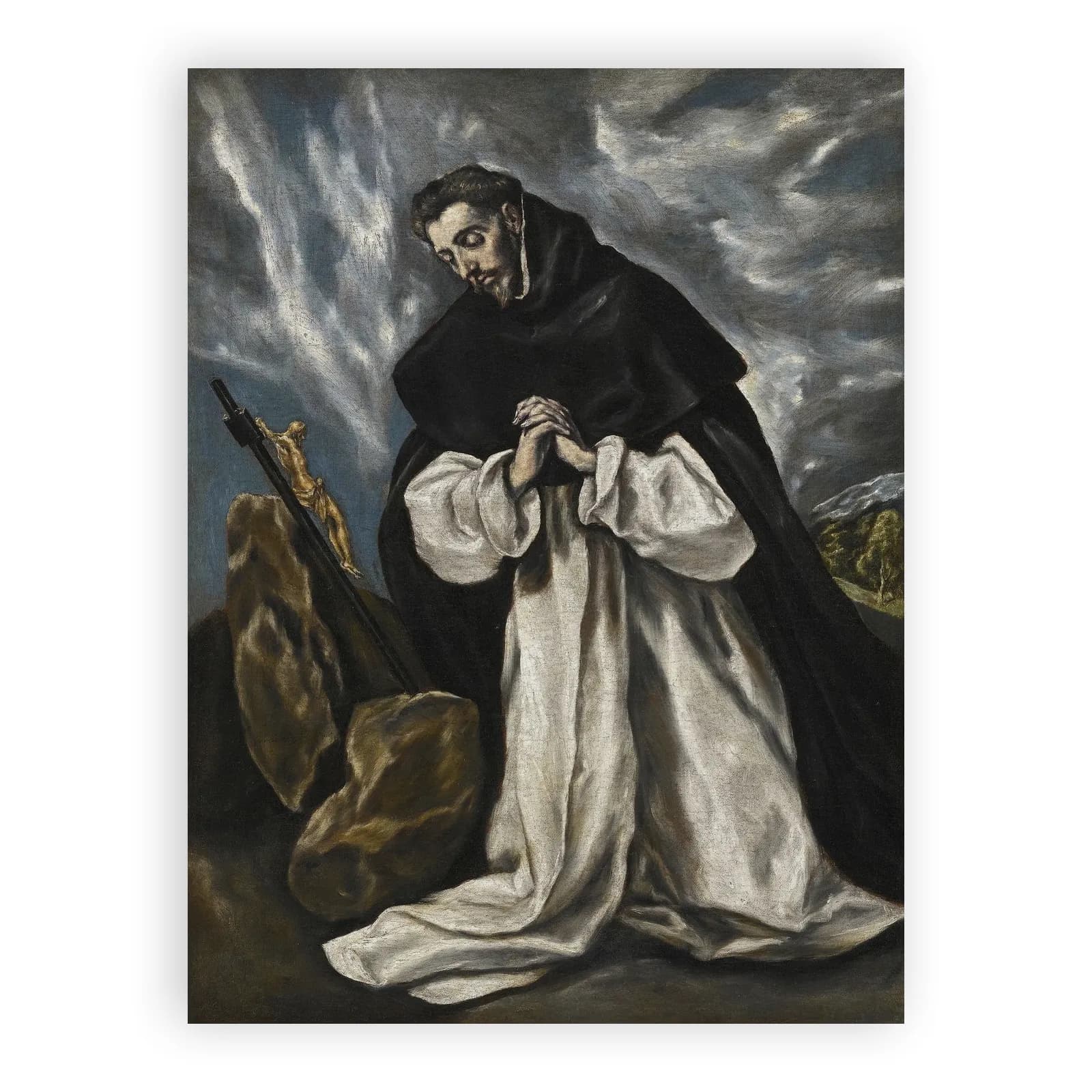 St Dominic in Prayer by El Greco - view 6 thumbnail