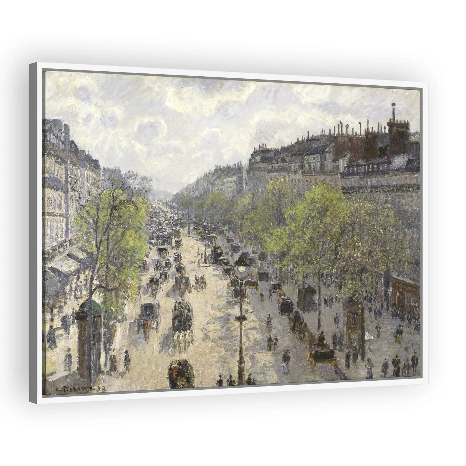 Boulevard Montmartre, Spring by Camille Pissarro - view 5 thumbnail
