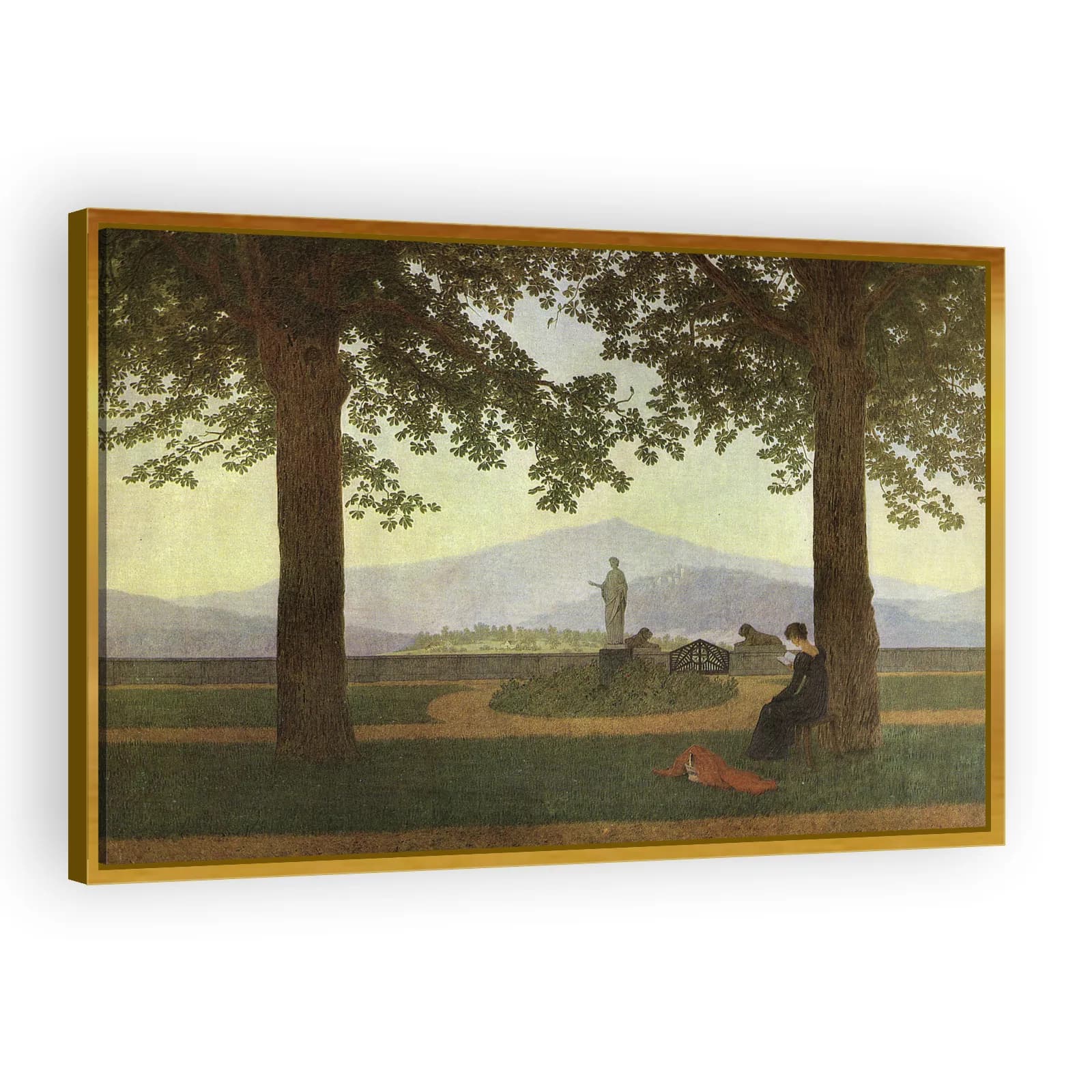The Garden Terrace by Caspar David Friedrich - view 3 thumbnail