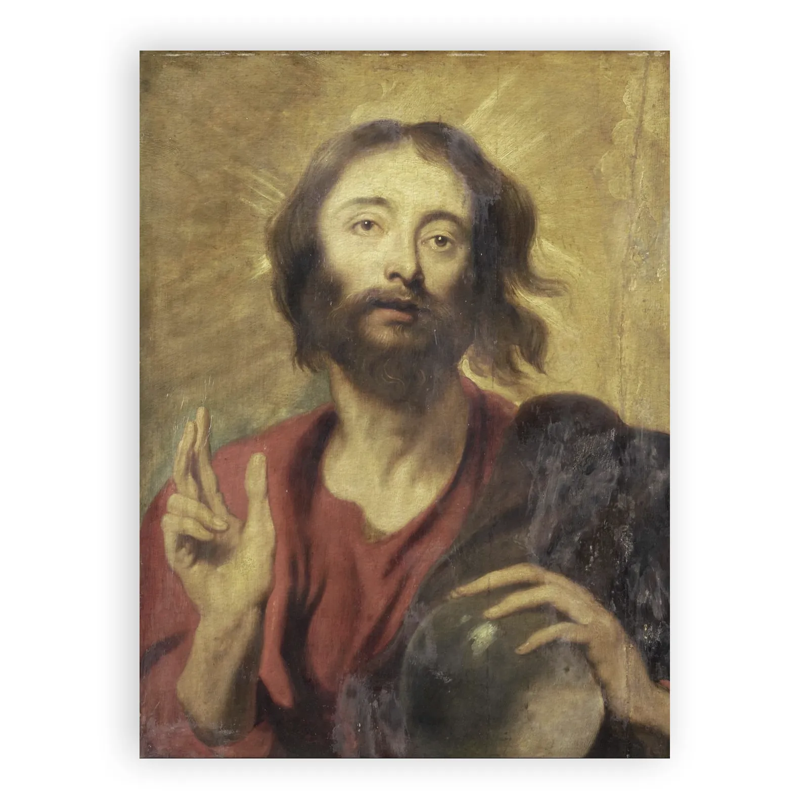Salvator Mundi by Anthony Van Dyck - view 6 thumbnail