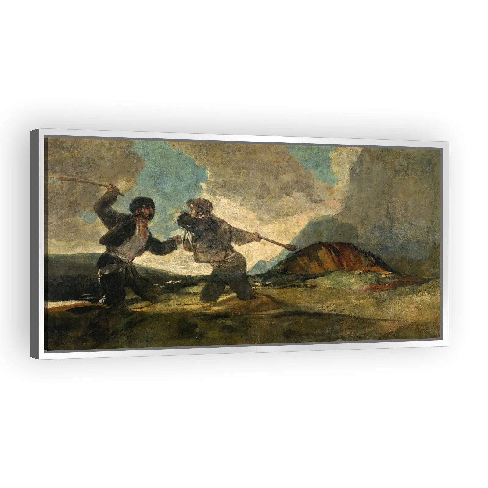 Fight with Cudgels by Francisco Goya - view 4 thumbnail