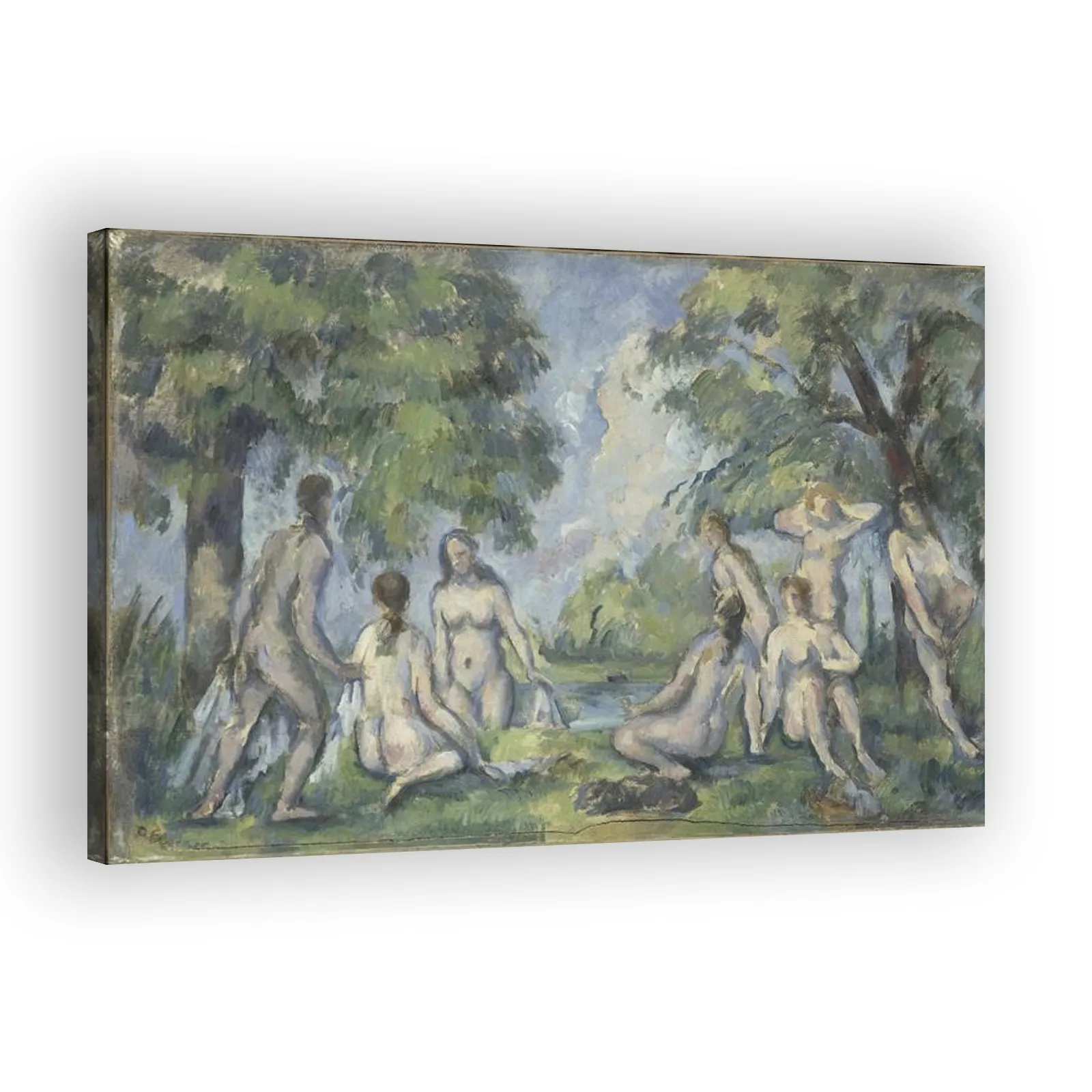 Bathers by Paul Cezanne - view 2 thumbnail