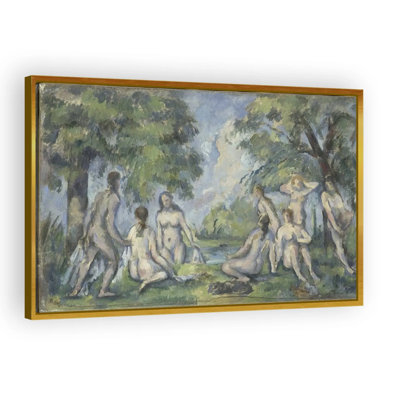 Bathers by Paul Cezanne - view 3 thumbnail
