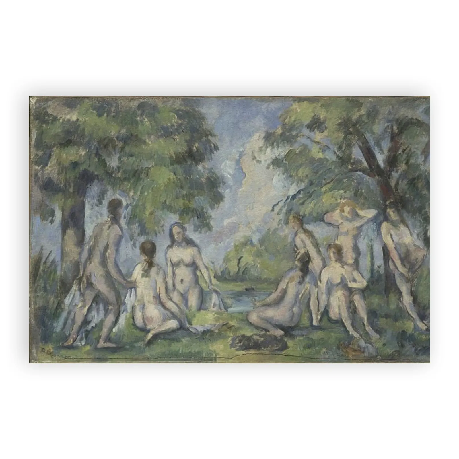 Bathers by Paul Cezanne - view 6 thumbnail