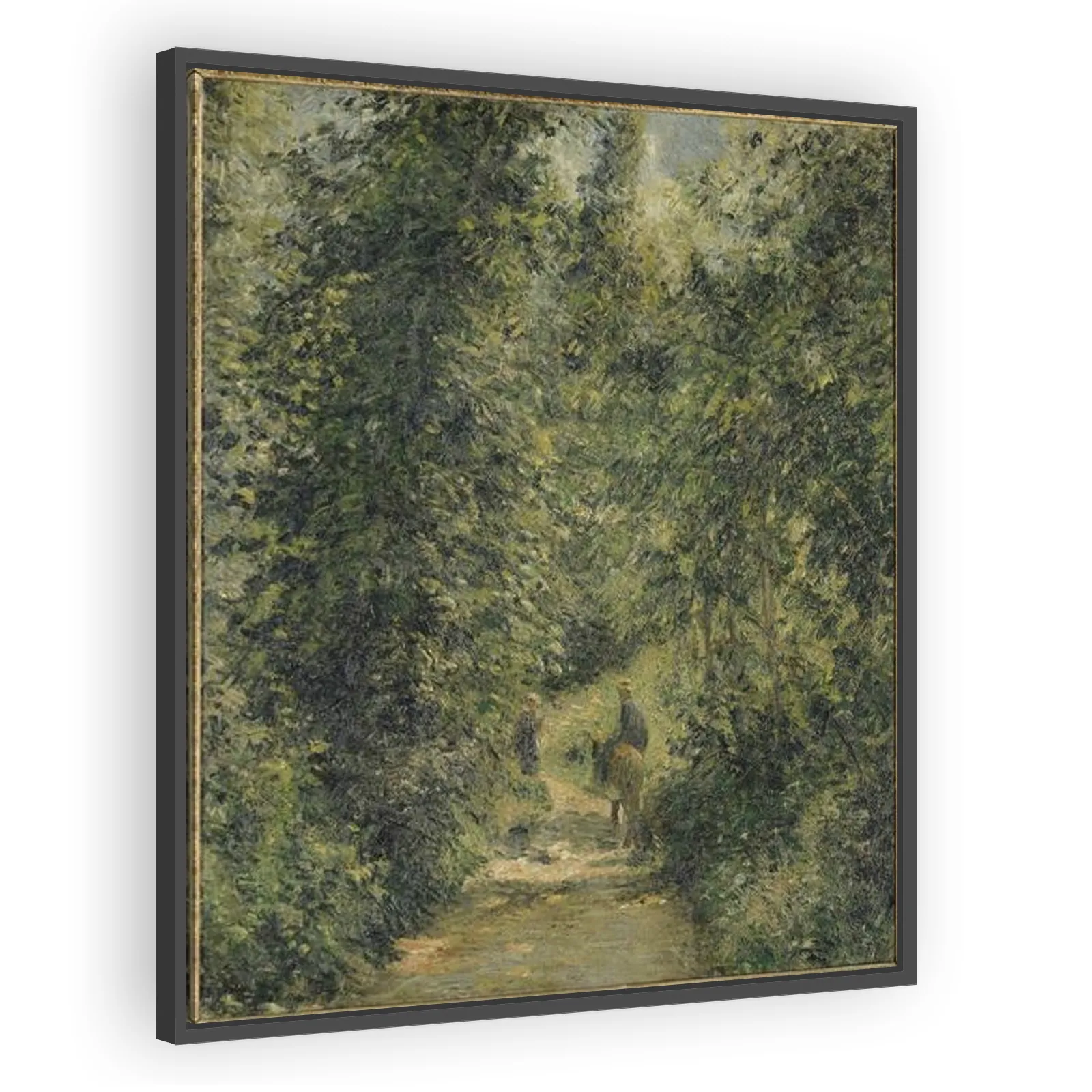 Path through the Woods, Summer by Camille Pissarro