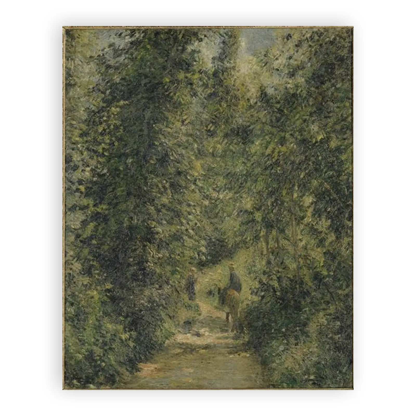 Path through the Woods, Summer by Camille Pissarro - view 6 thumbnail