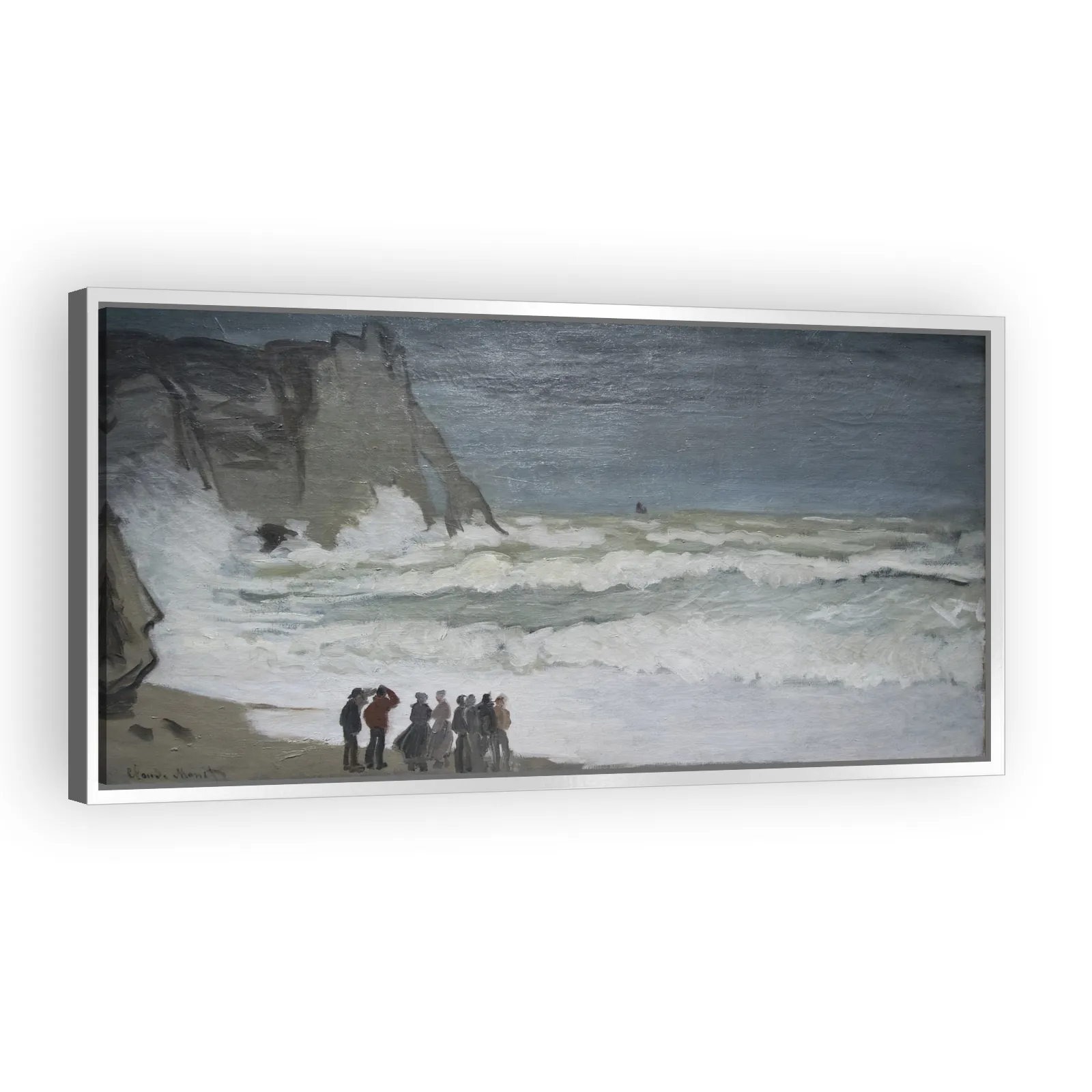 Heavy Sea in Étretat by Claude Monet - view 4 thumbnail