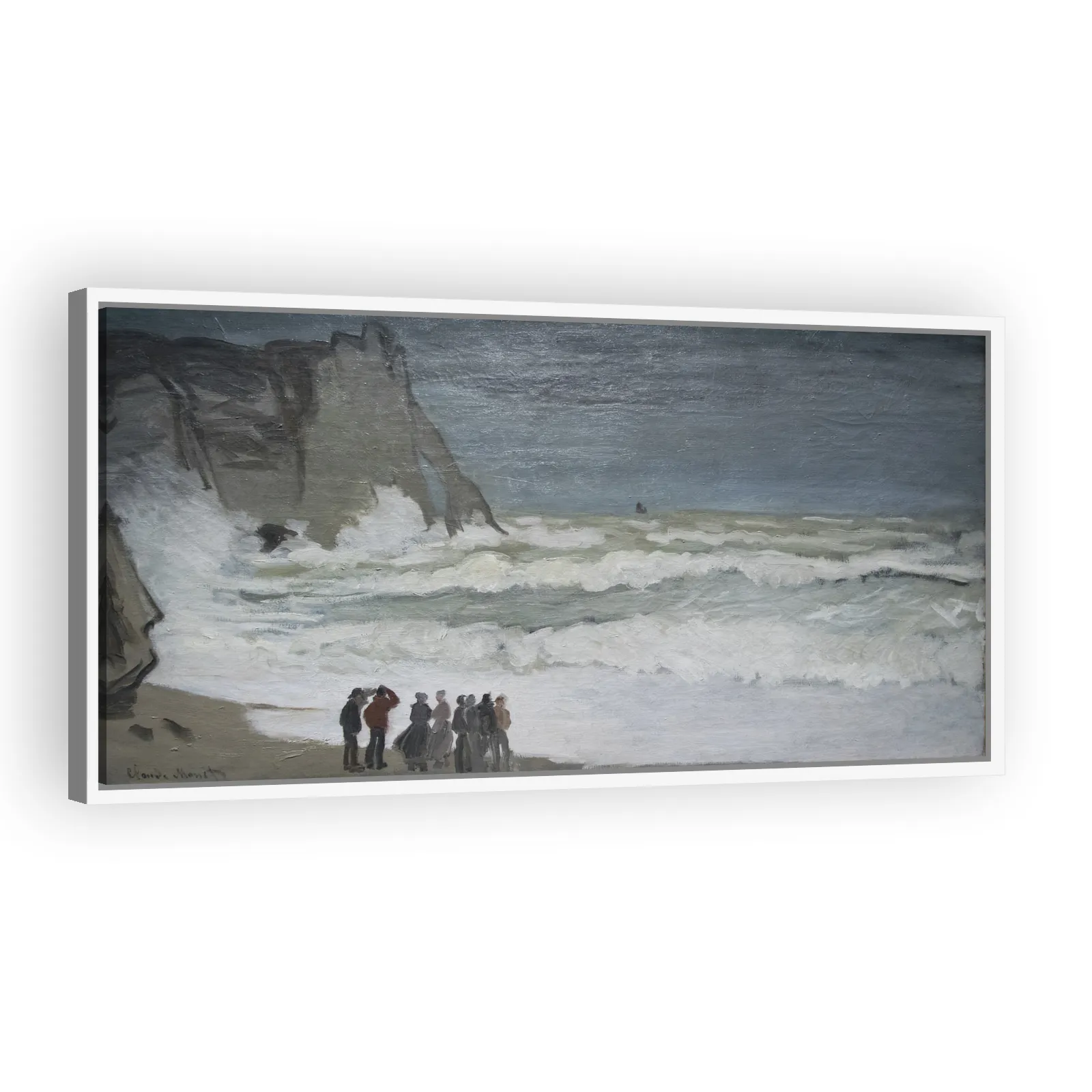 Heavy Sea in Étretat by Claude Monet - view 5 thumbnail