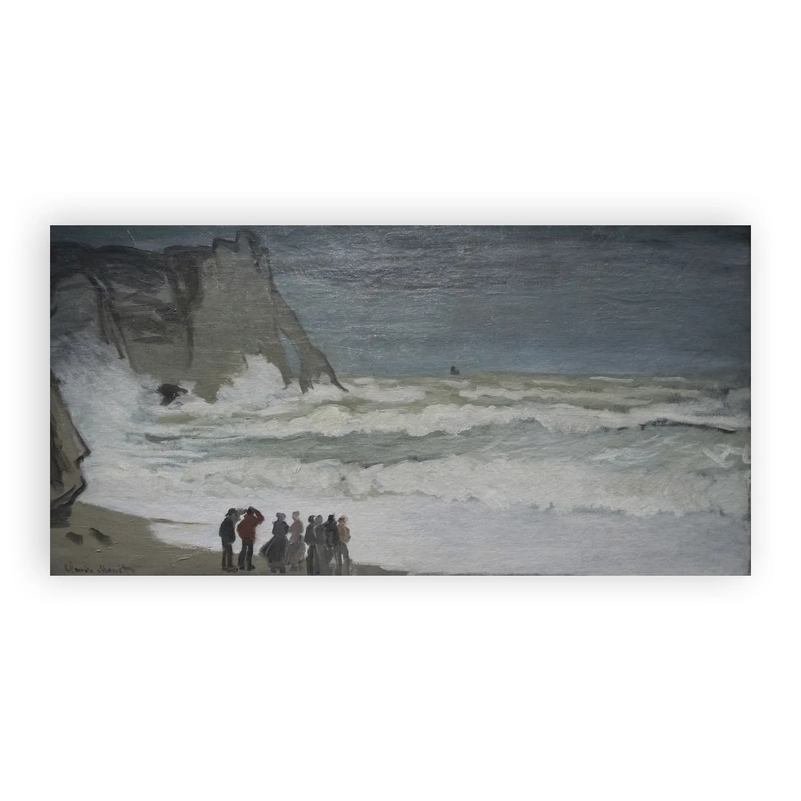 Heavy Sea in Étretat by Claude Monet - view 6 thumbnail