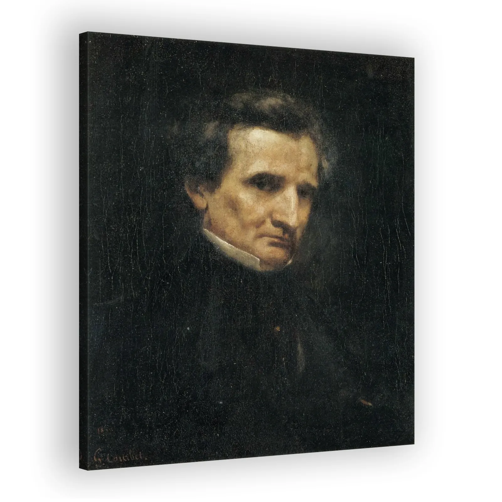 Hector Berlioz by Gustave Courbet - view 2 thumbnail