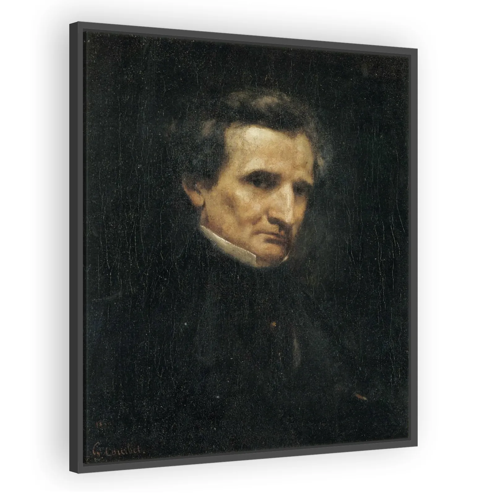 Hector Berlioz by Gustave Courbet
