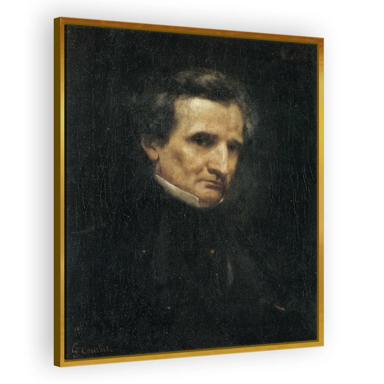 Hector Berlioz by Gustave Courbet - view 3 thumbnail