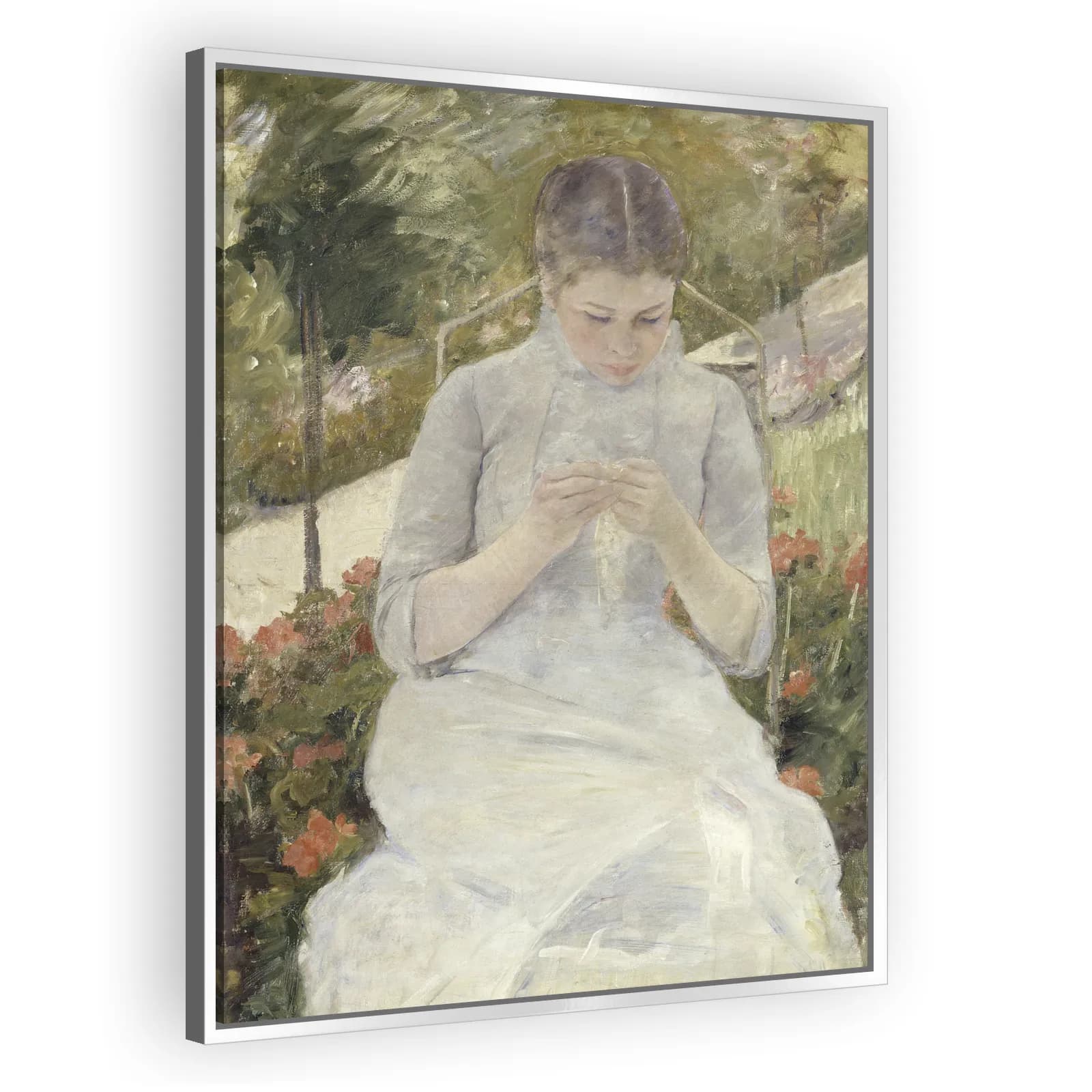 Girl in the Garden by Mary Cassatt - view 4 thumbnail