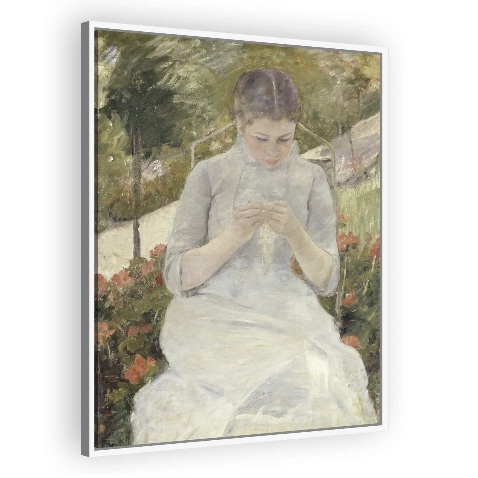 Girl in the Garden by Mary Cassatt - view 5 thumbnail